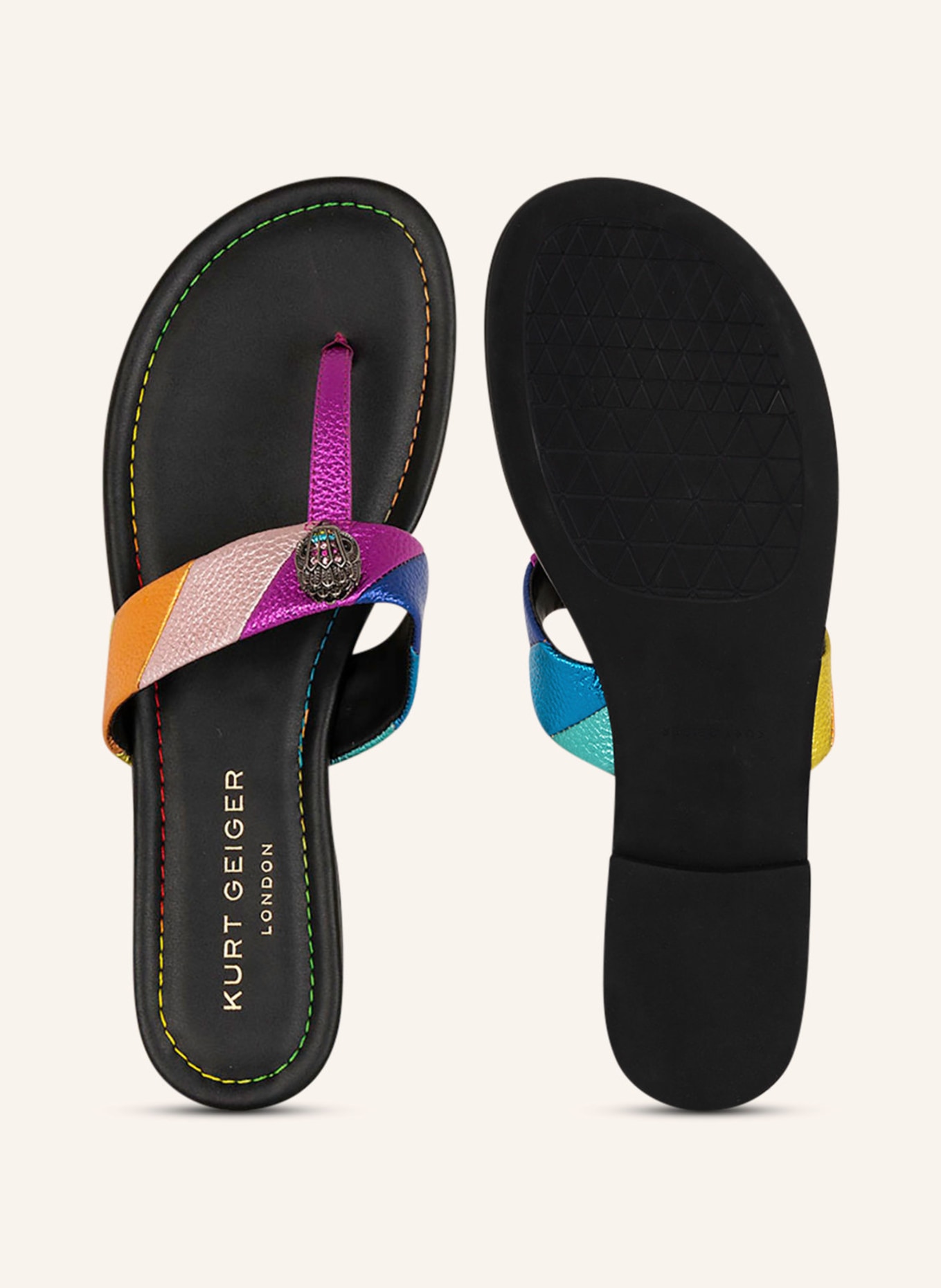 Kurt geiger hotsell flip flops