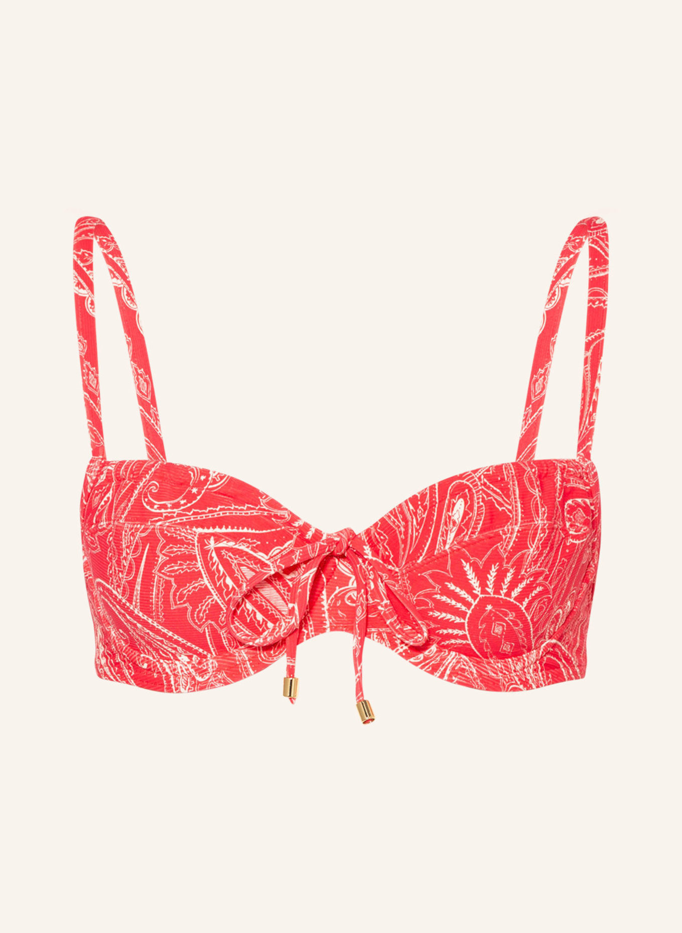 CYELL Underwired bikini top INNER SUN, Color: PINK/ CREAM (Image 1)