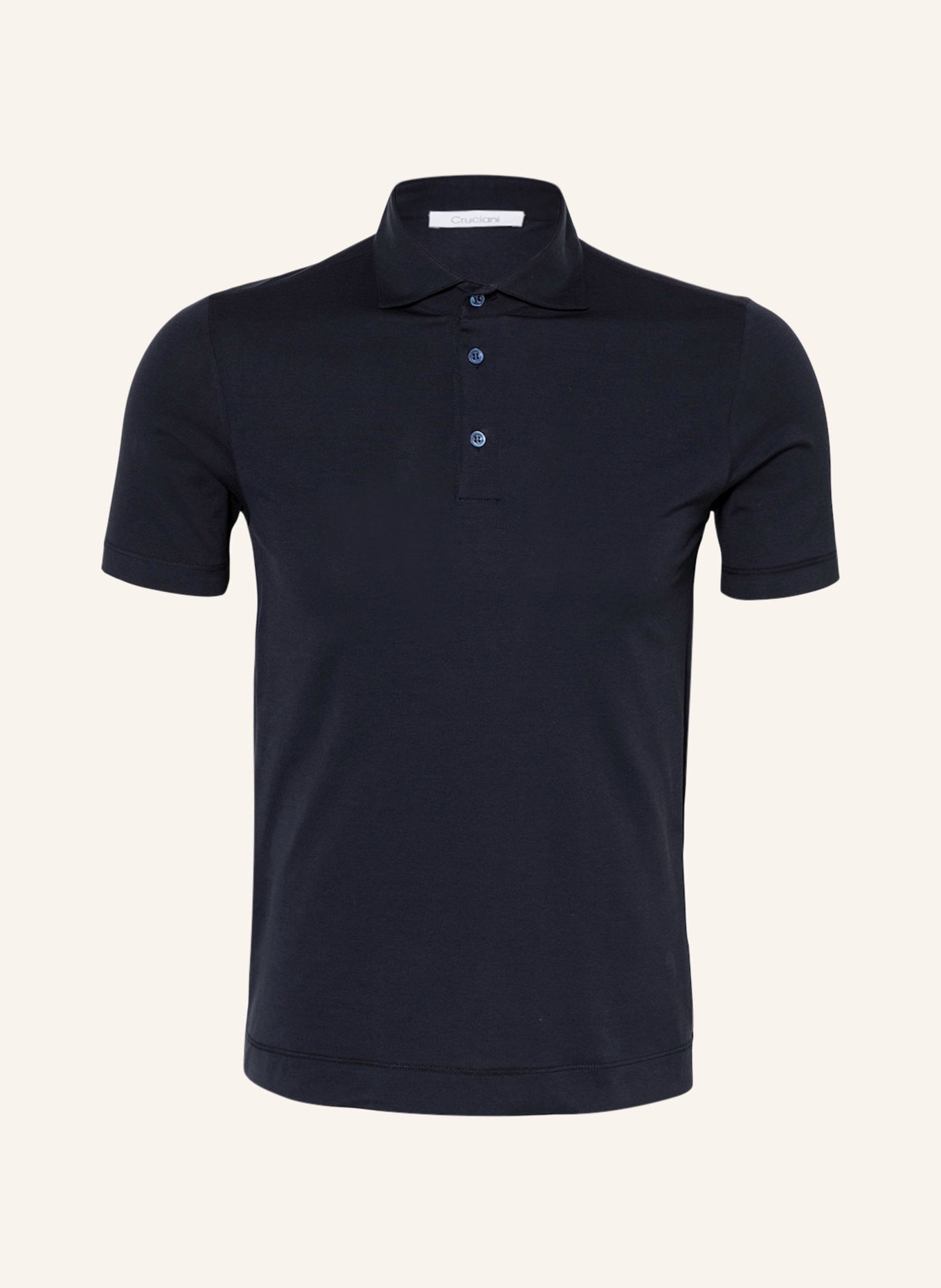 cruciani Jersey polo shirt, Color: DARK BLUE (Image 1)