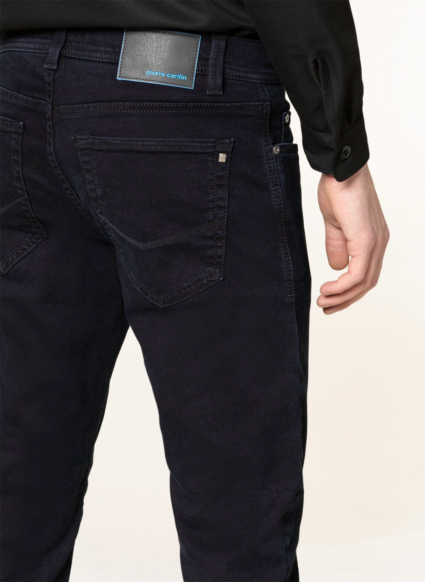 pierre cardin Jeans LYON FUTUREFLEX Tapered Fit , Farbe: 6802 blue/black used (Bild 5)