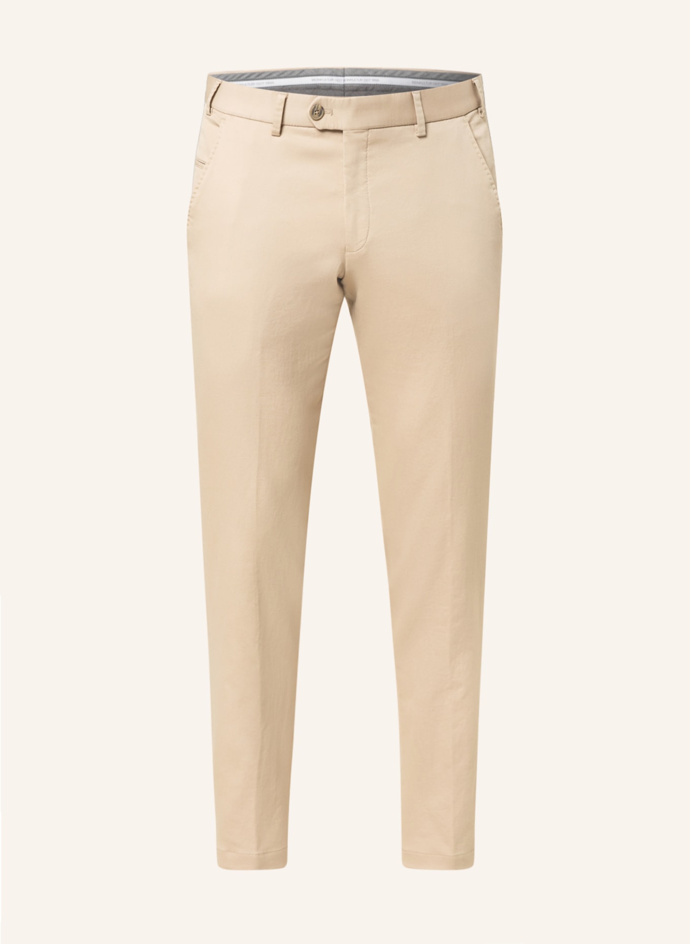 HILTL Chino kalhoty Extra Slim Fit, Barva: BÉŽOVÁ (Obrázek 1)