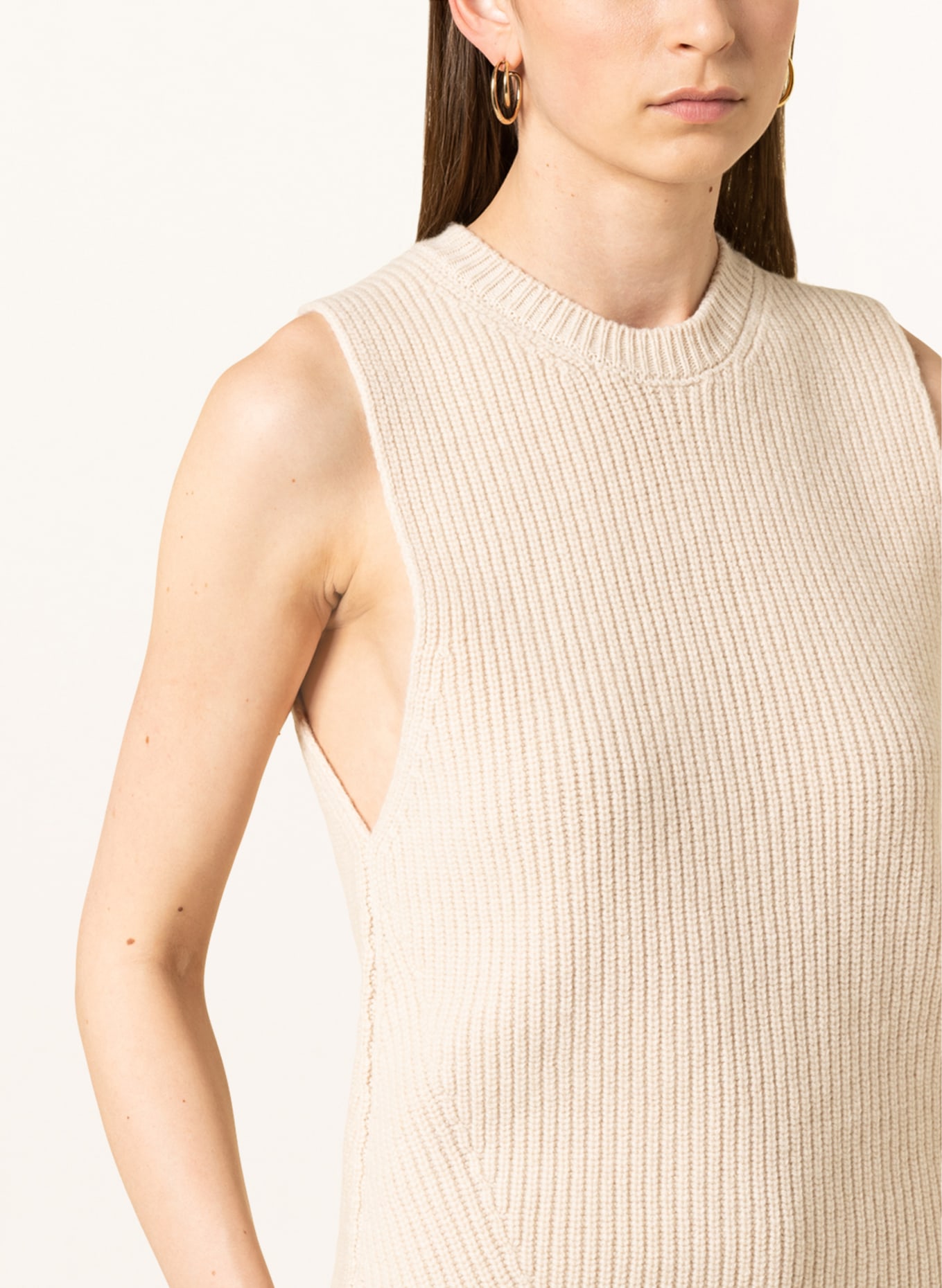 Nanushka Sleeveless sweater LEELA, Color: BEIGE (Image 4)