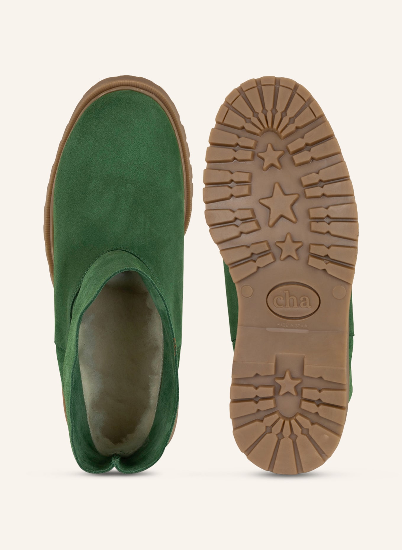 cha Plateau-Boots, Farbe: GRÜN (Bild 5)