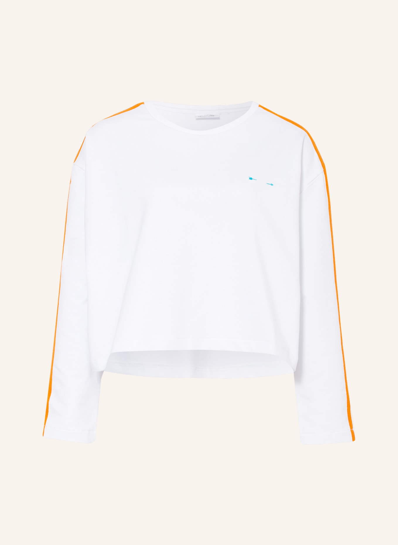 THE UPSIDE Cropped-Sweatshirt ROLLER ODELIA, Farbe: WEISS (Bild 1)