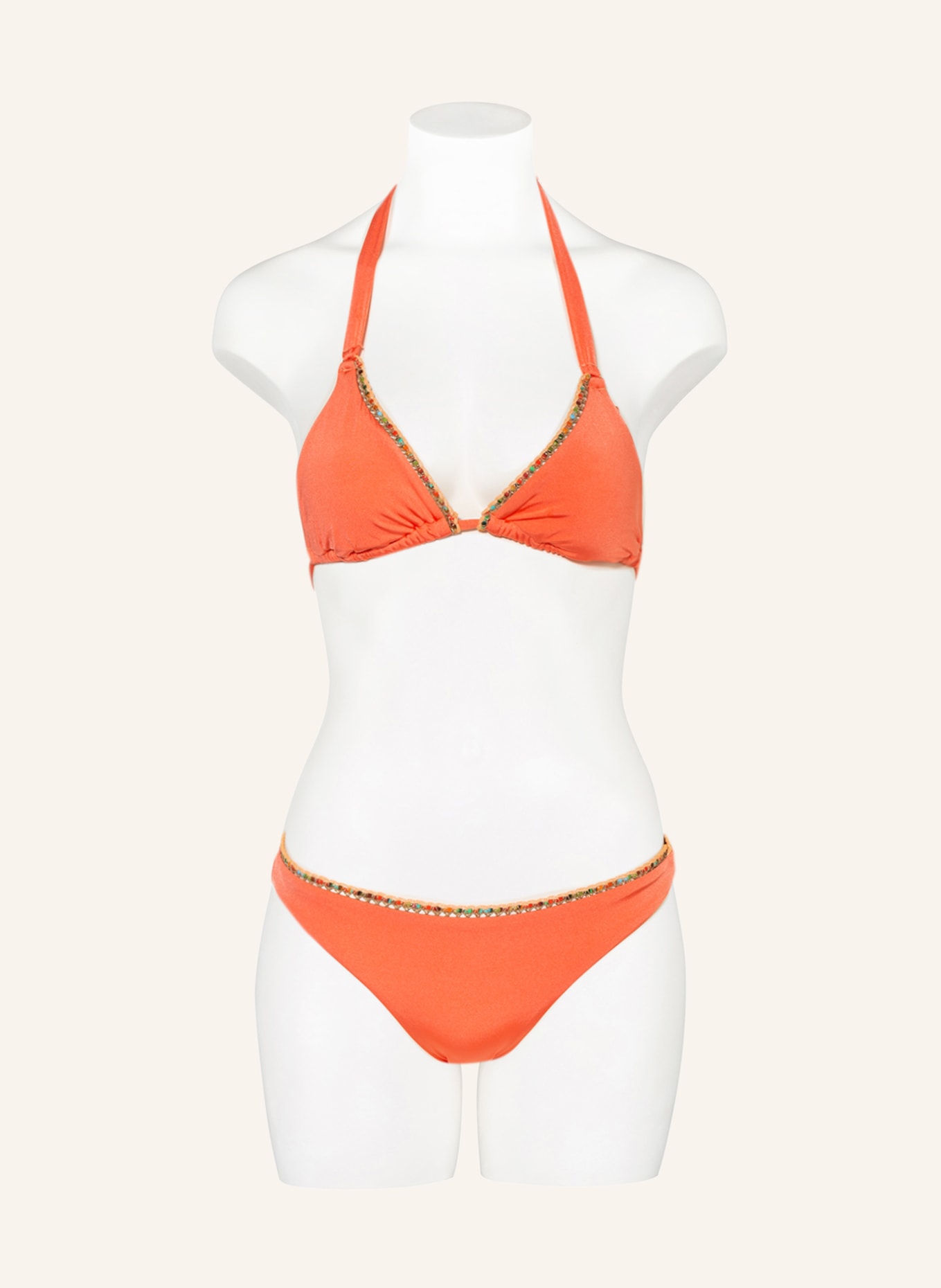 BANANA MOON COUTURE Basic-Bikini-Hose ELINA VALERA mit Glitzergarn, Farbe: LACHS (Bild 2)