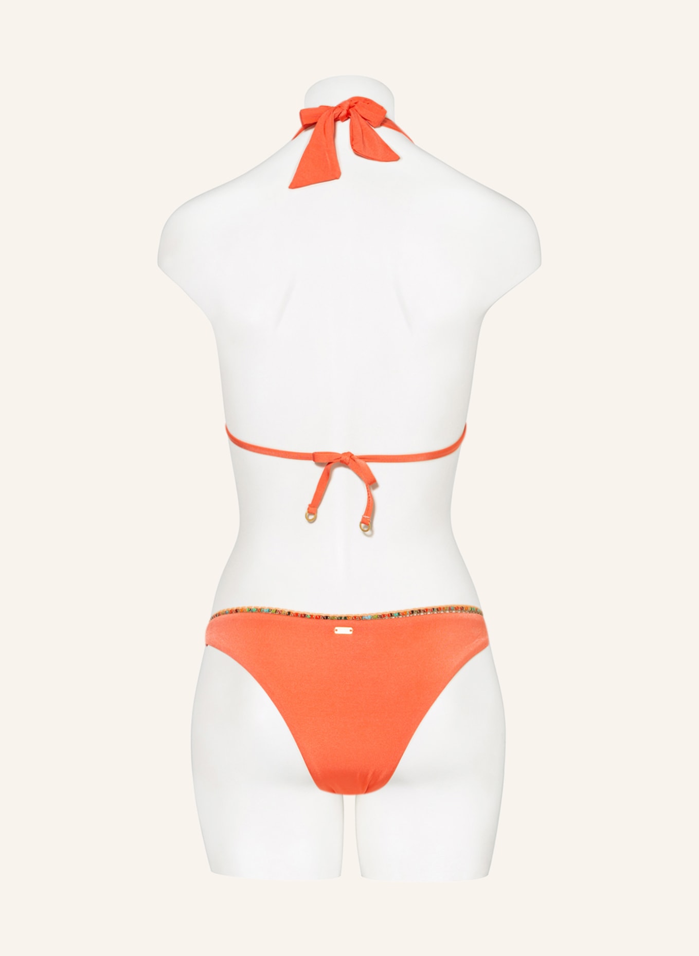 BANANA MOON COUTURE Basic-Bikini-Hose ELINA VALERA mit Glitzergarn, Farbe: LACHS (Bild 3)