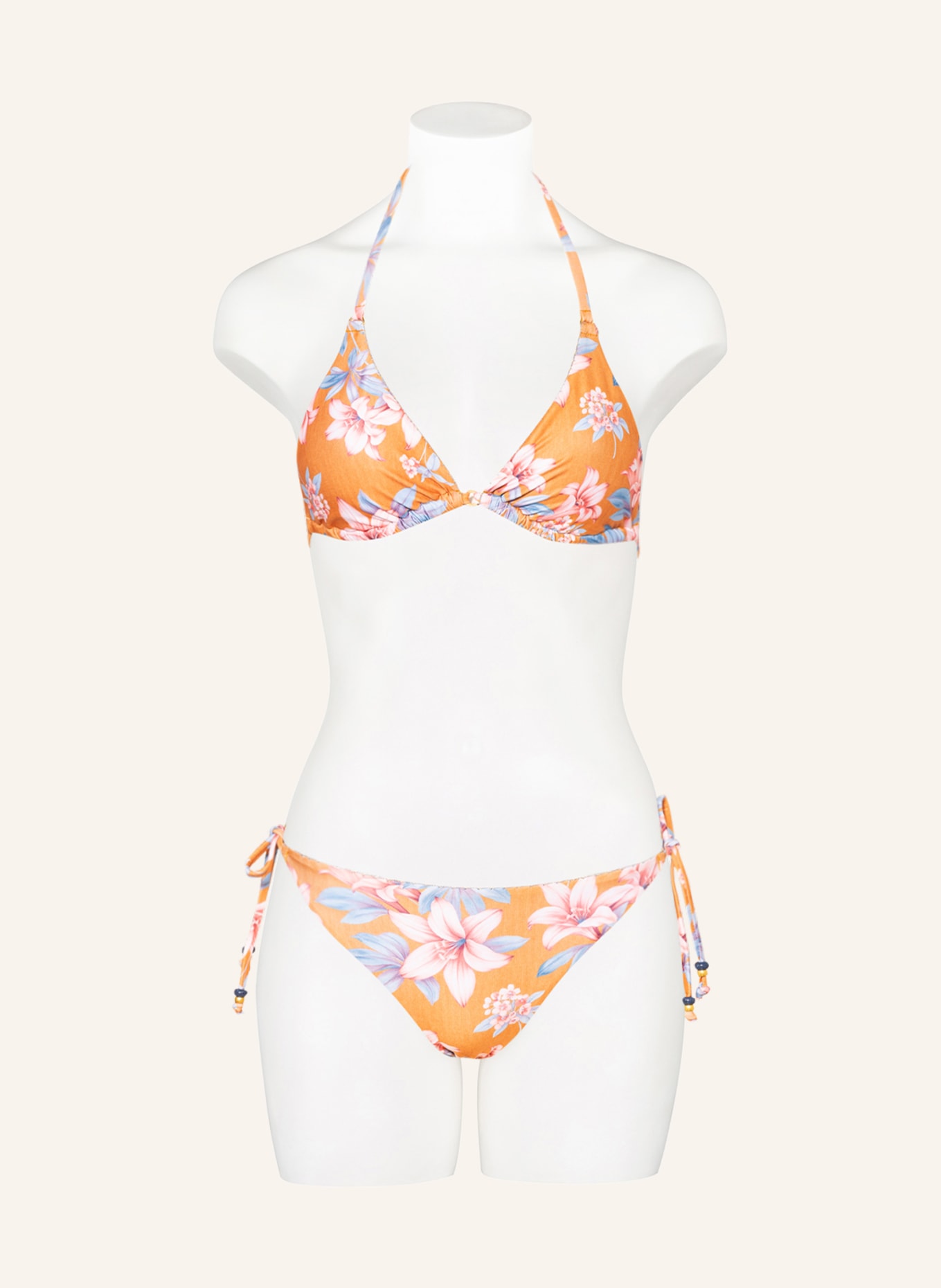 BANANA MOON COUTURE Dół od bikini PALAPAS TAKA, Kolor: CIEMNOPOMARAŃCZOWY/ SZARONIEBIESKI (Obrazek 2)