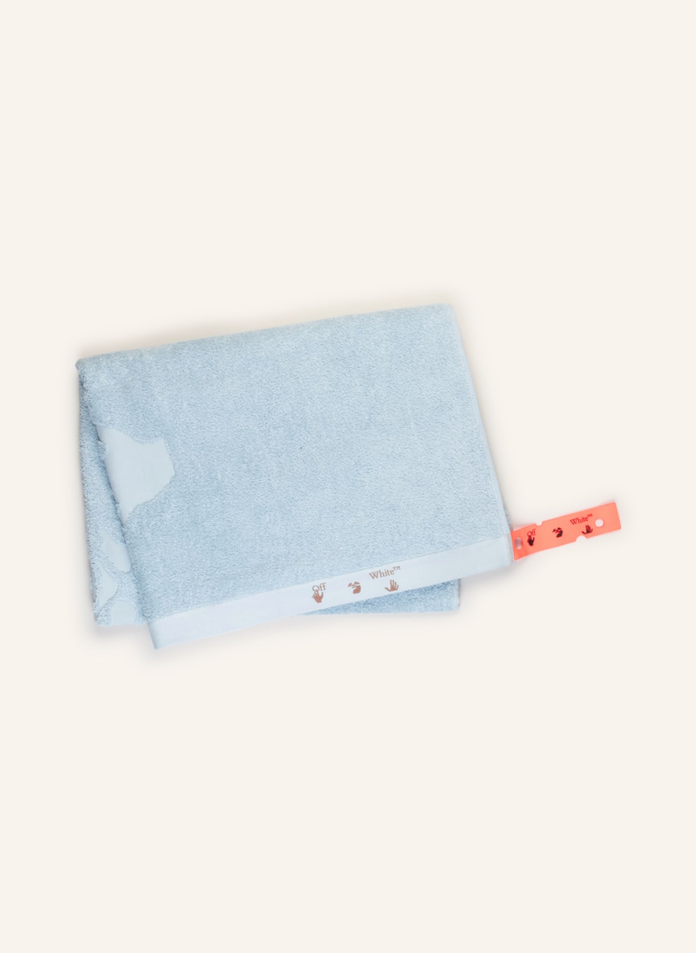 Off-White Home Ręcznik kąpielowy , Kolor: JASNONIEBIESKI (Obrazek 1)