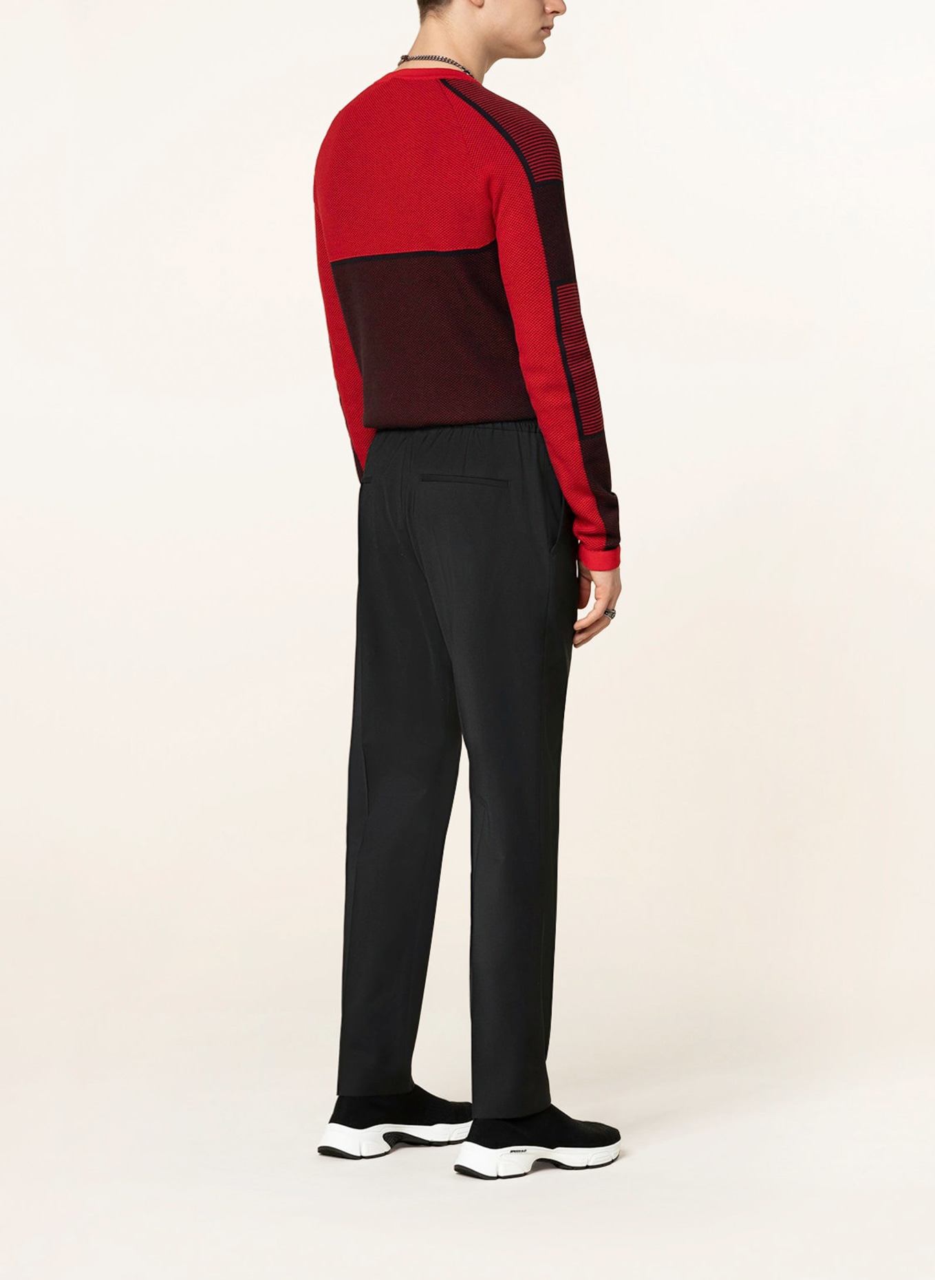 HUGO Spodnie HOWARD w stylu sportowym extra slim fit, Kolor: CZARNY (Obrazek 3)