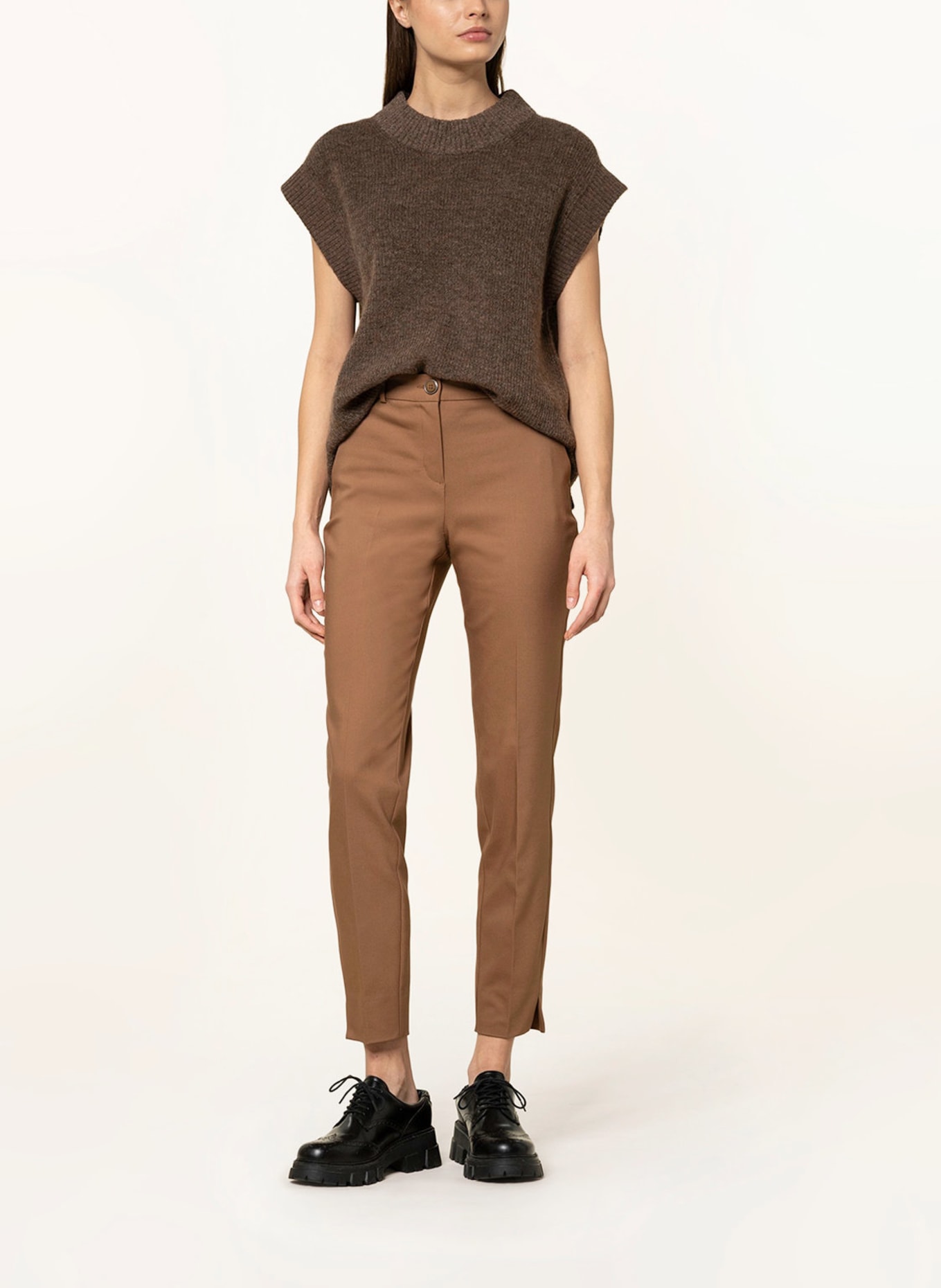 comma Trousers, Color: BROWN (Image 2)