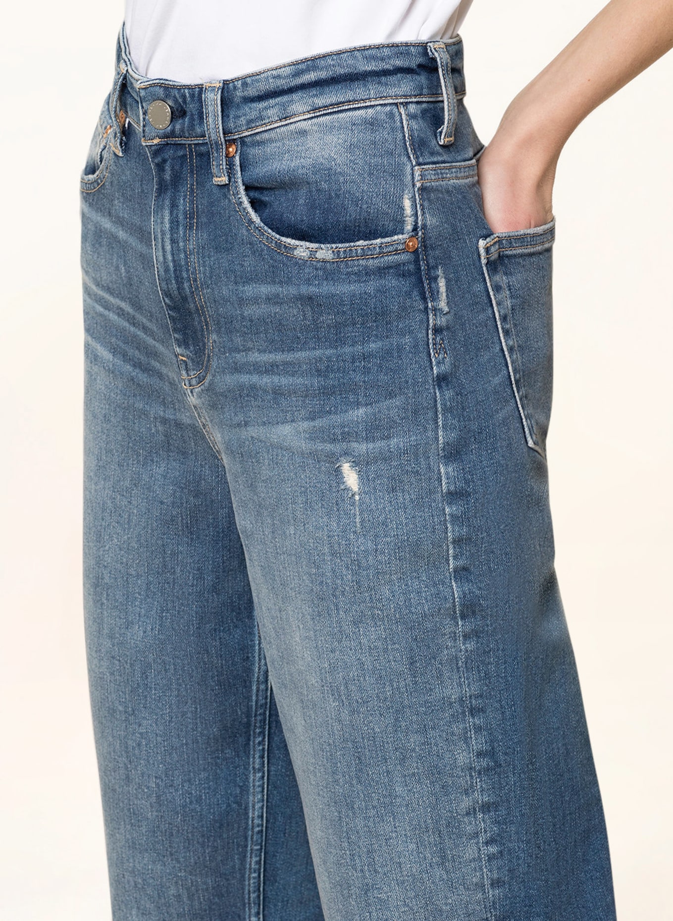 AG Jeans Jeansy 7/8 BALLOON , Kolor: 8Y05 MID BLUE (Obrazek 5)
