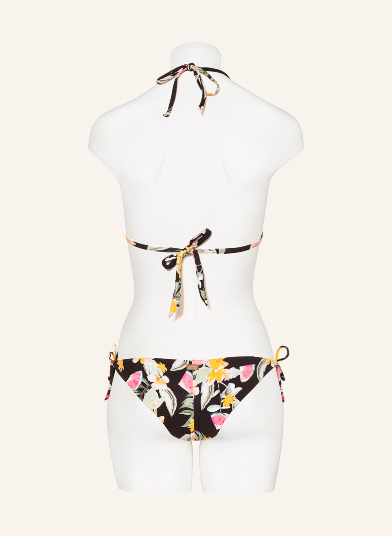 BANANA MOON Bikini-Hose WAILANI, Farbe: SCHWARZ/ GRÜN/ PINK (Bild 3)