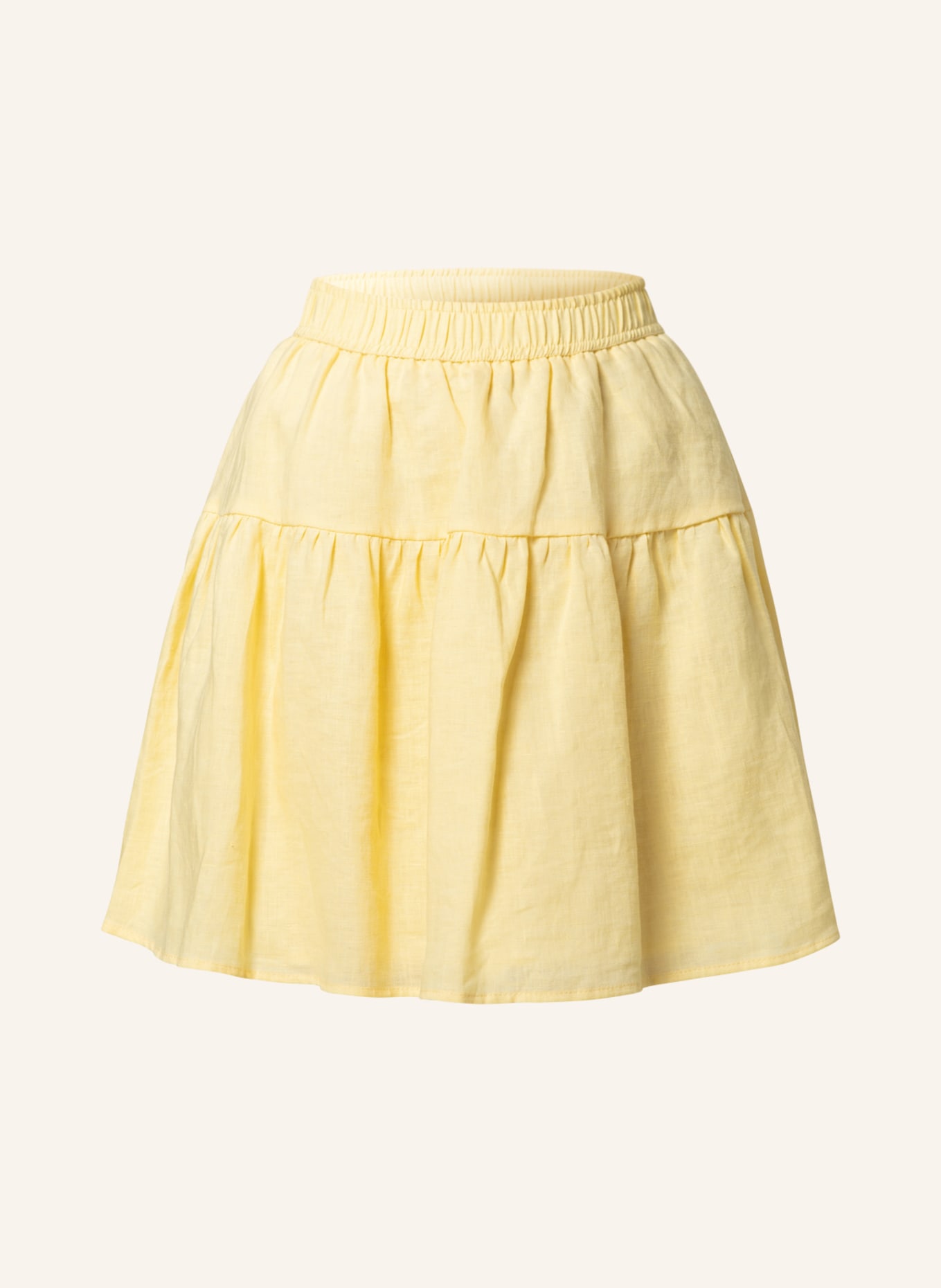 MRS & HUGS Linen skirt, Color: YELLOW (Image 1)