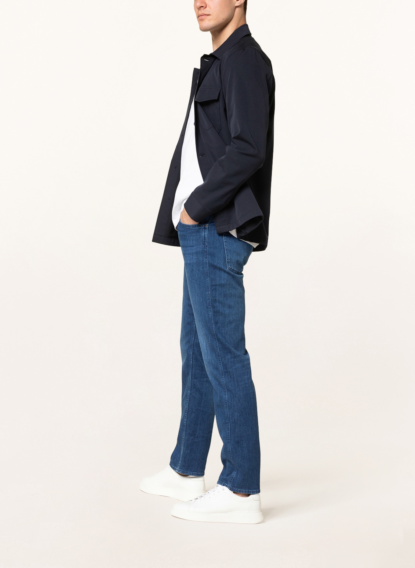 BOSS Jeans DELAWARE slim Fit , Color: 420 MEDIUM BLUE (Image 4)