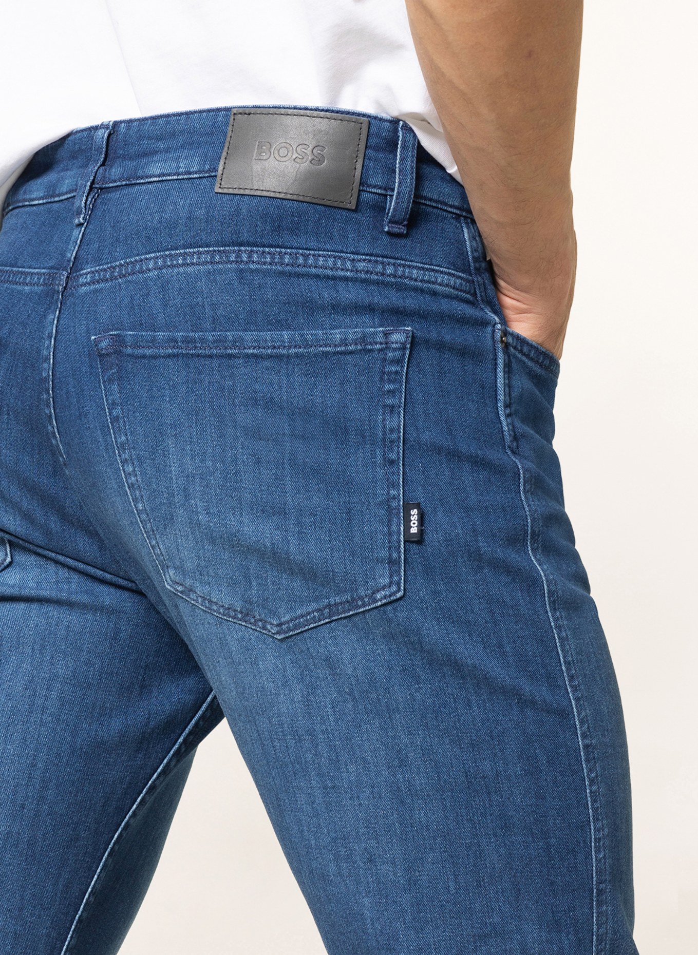 BOSS Jeans DELAWARE slim Fit , Color: 420 MEDIUM BLUE (Image 5)