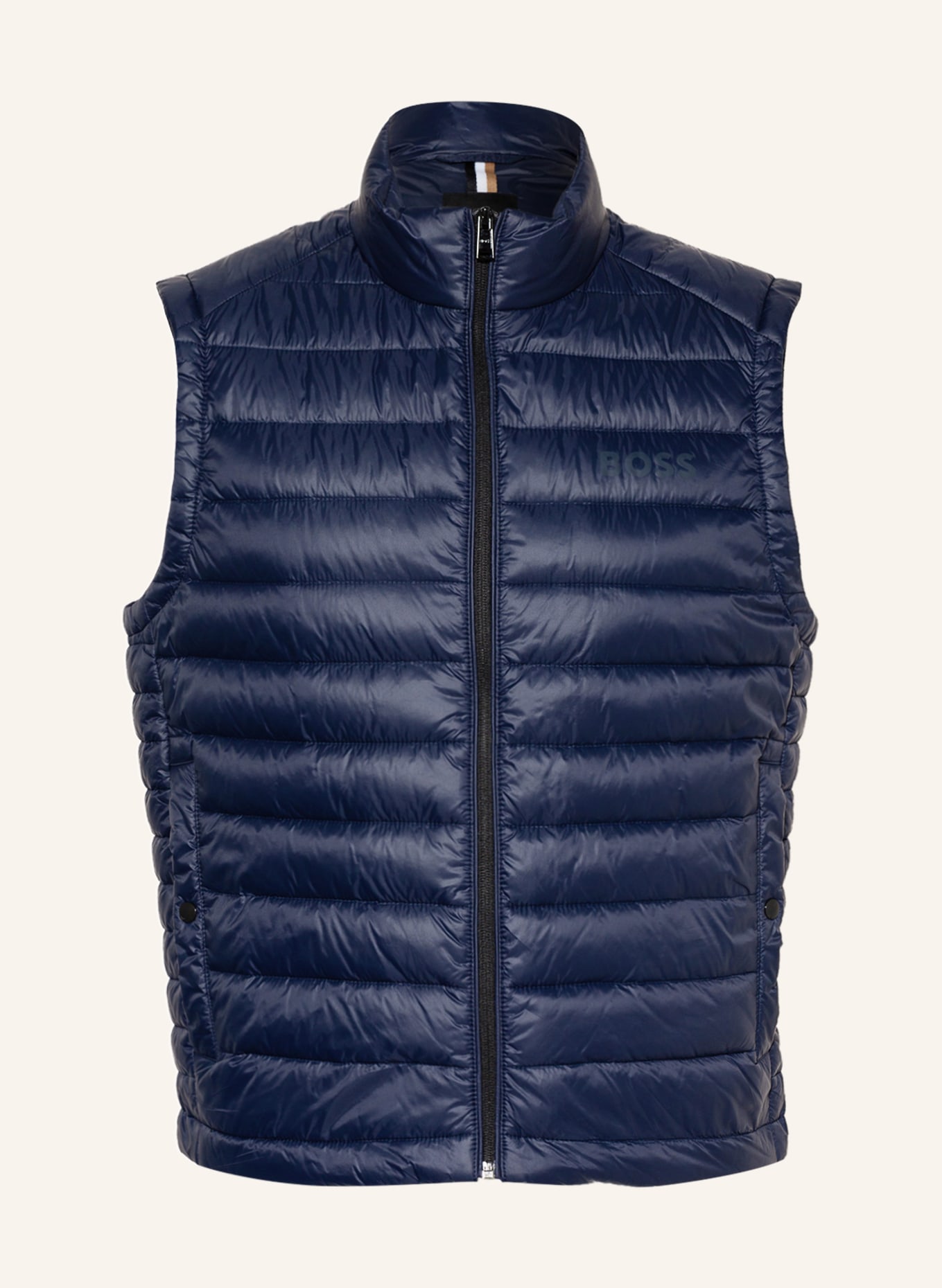 BOSS Quilted vest CALANO, Color: DARK BLUE (Image 1)