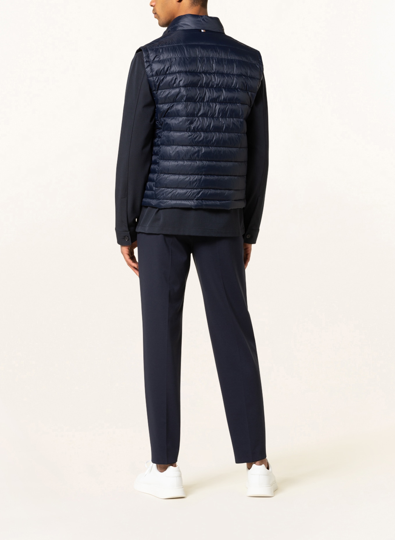 BOSS Quilted vest CALANO, Color: DARK BLUE (Image 3)