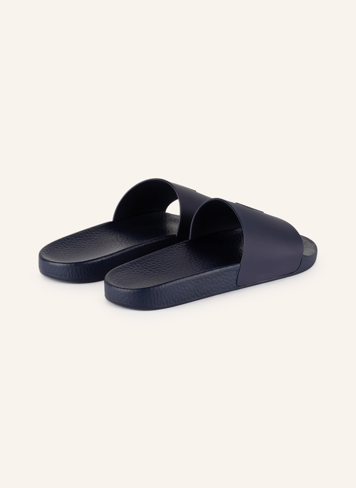 Blue polo slides on sale