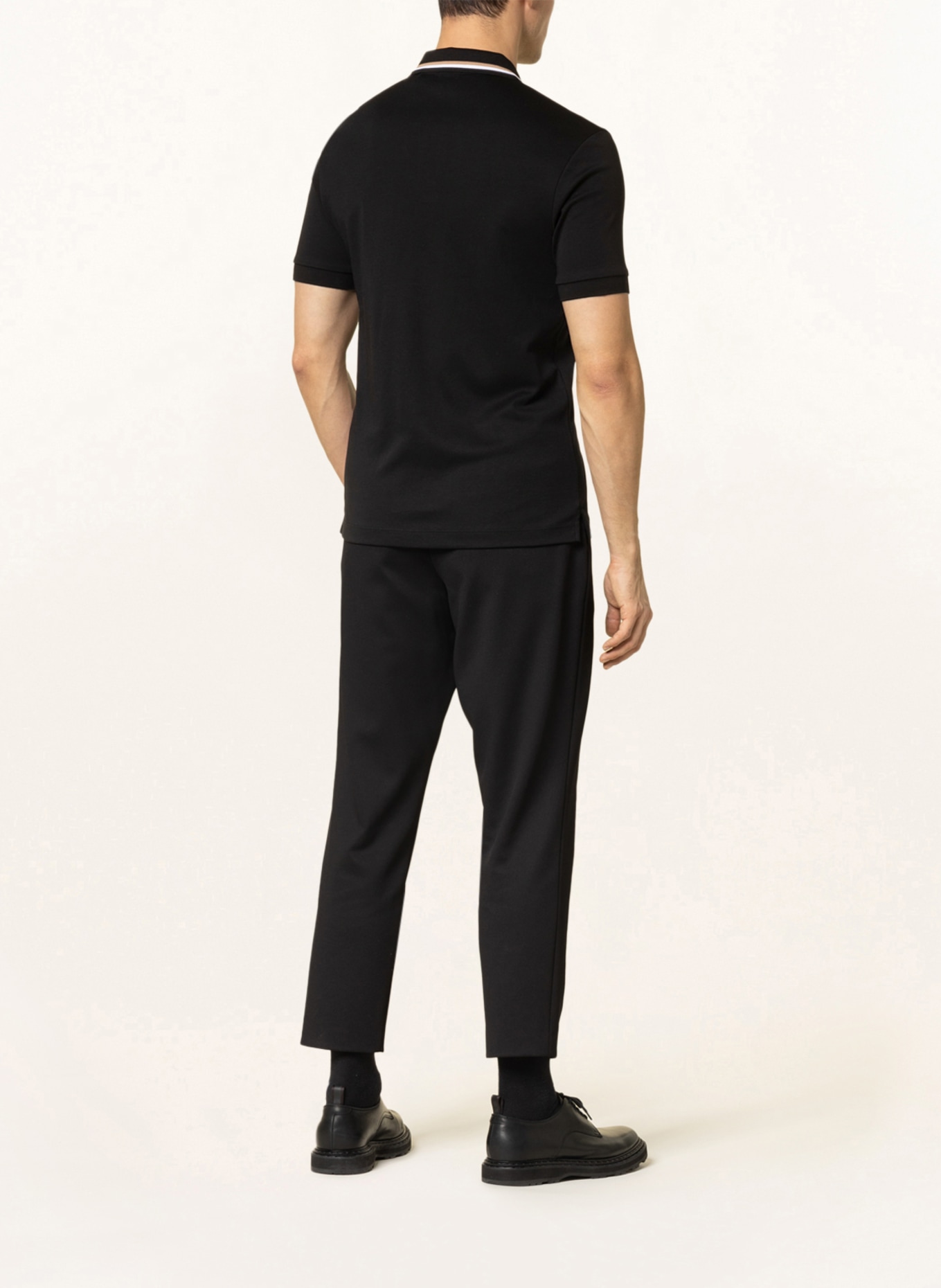 BOSS Polo shirt PENROSE Slim Fit: BLACK