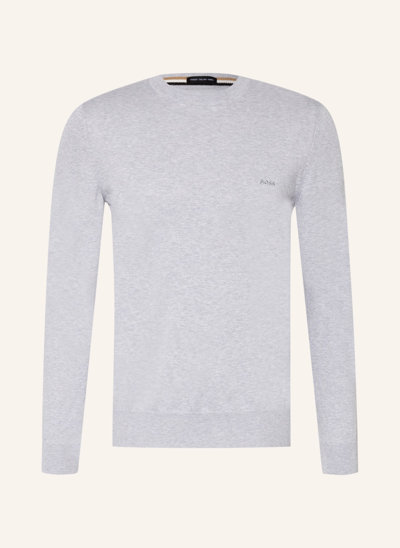 Hugo boss grey sweater hotsell