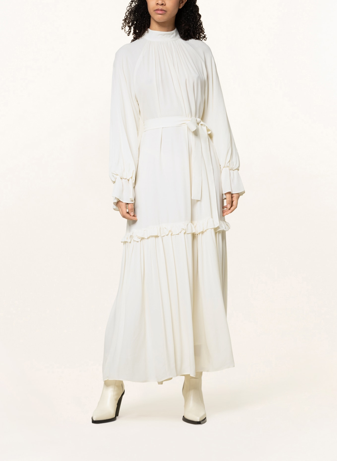 IVY OAK Kleid MAGDALENA mit Rüschenbesatz, Farbe: ECRU (Bild 2)