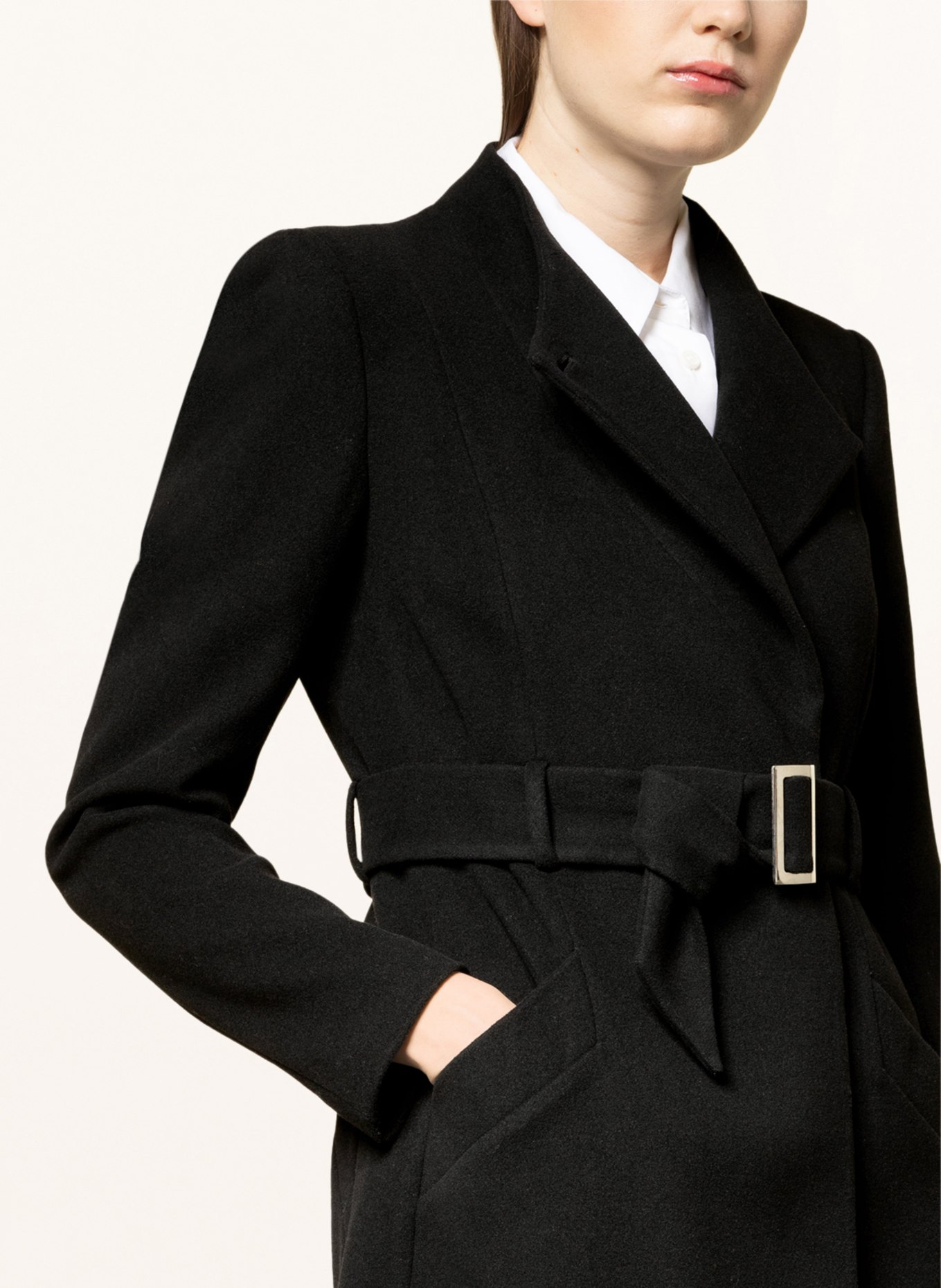Phase Eight Coat SUSIE , Color: BLACK (Image 4)
