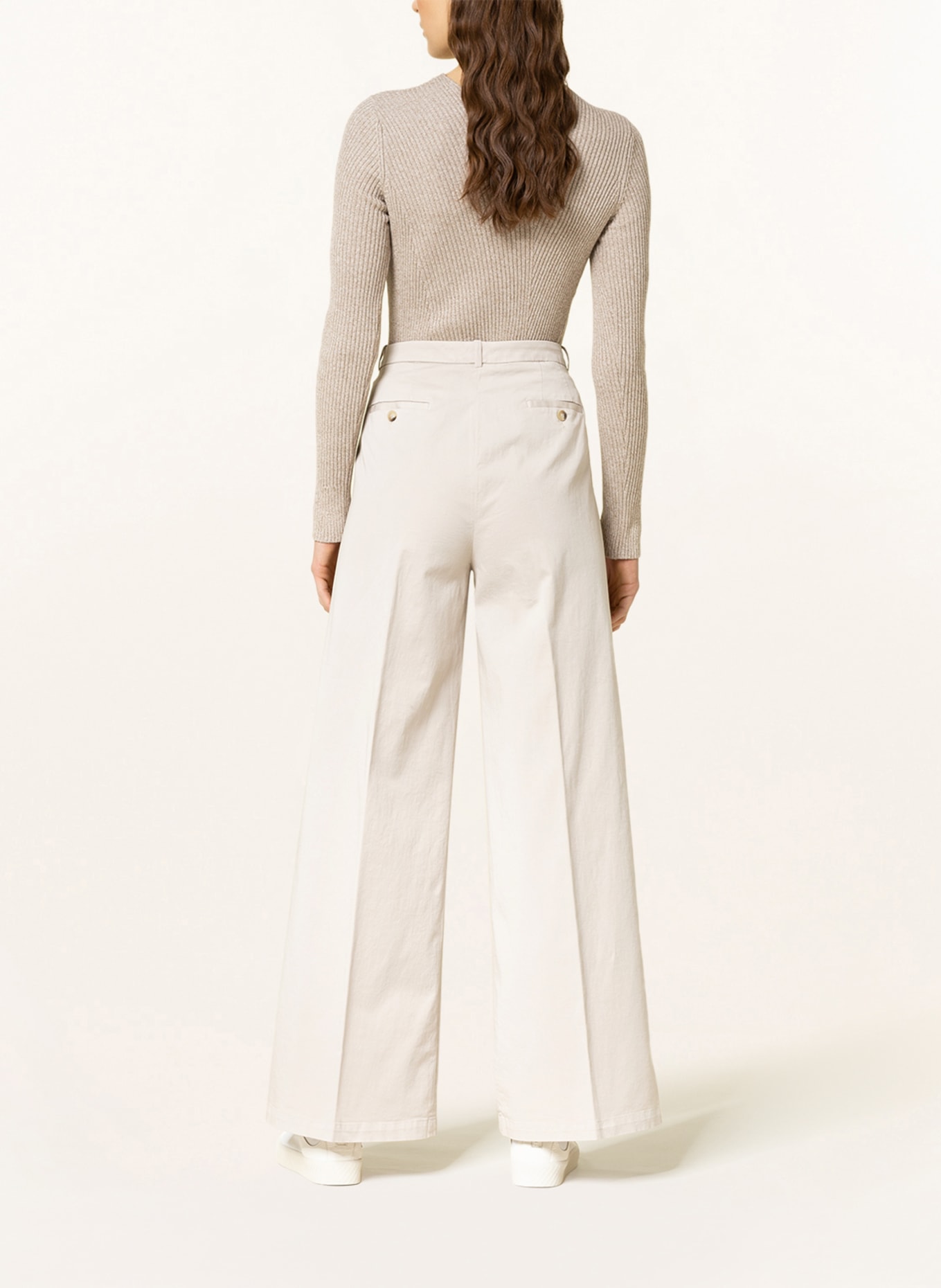 FABIANA FILIPPI Spodnie Marlena , Kolor: KREMOWY (Obrazek 3)