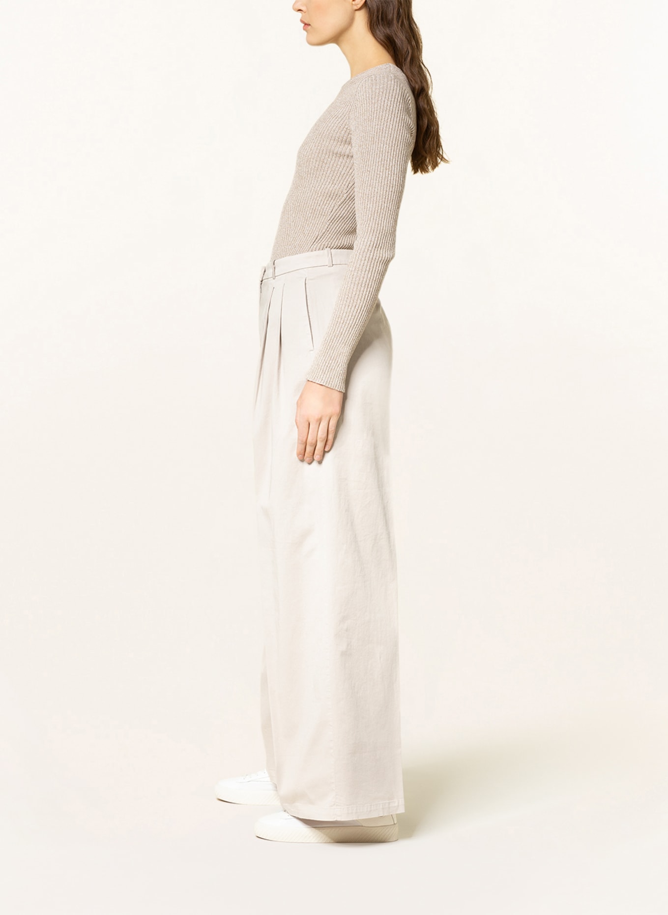 FABIANA FILIPPI Spodnie Marlena , Kolor: KREMOWY (Obrazek 4)