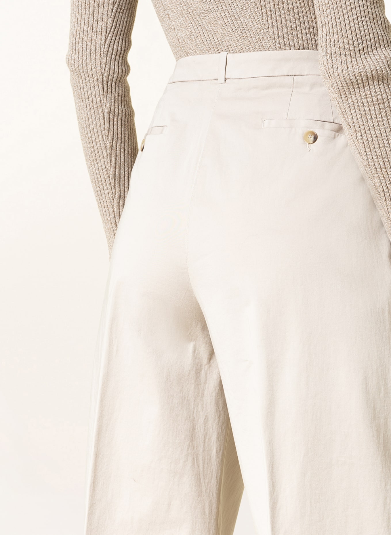 FABIANA FILIPPI Spodnie Marlena , Kolor: KREMOWY (Obrazek 5)