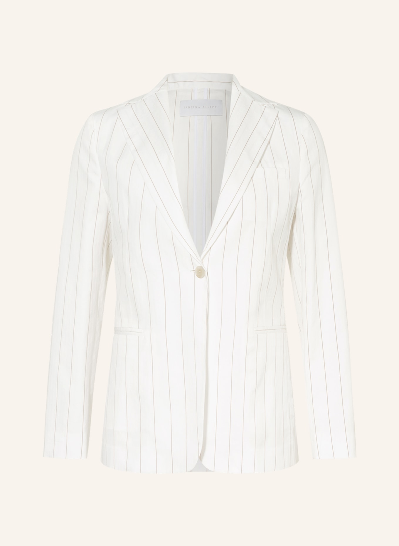 FABIANA FILIPPI Blazer, Color: WHITE (Image 1)
