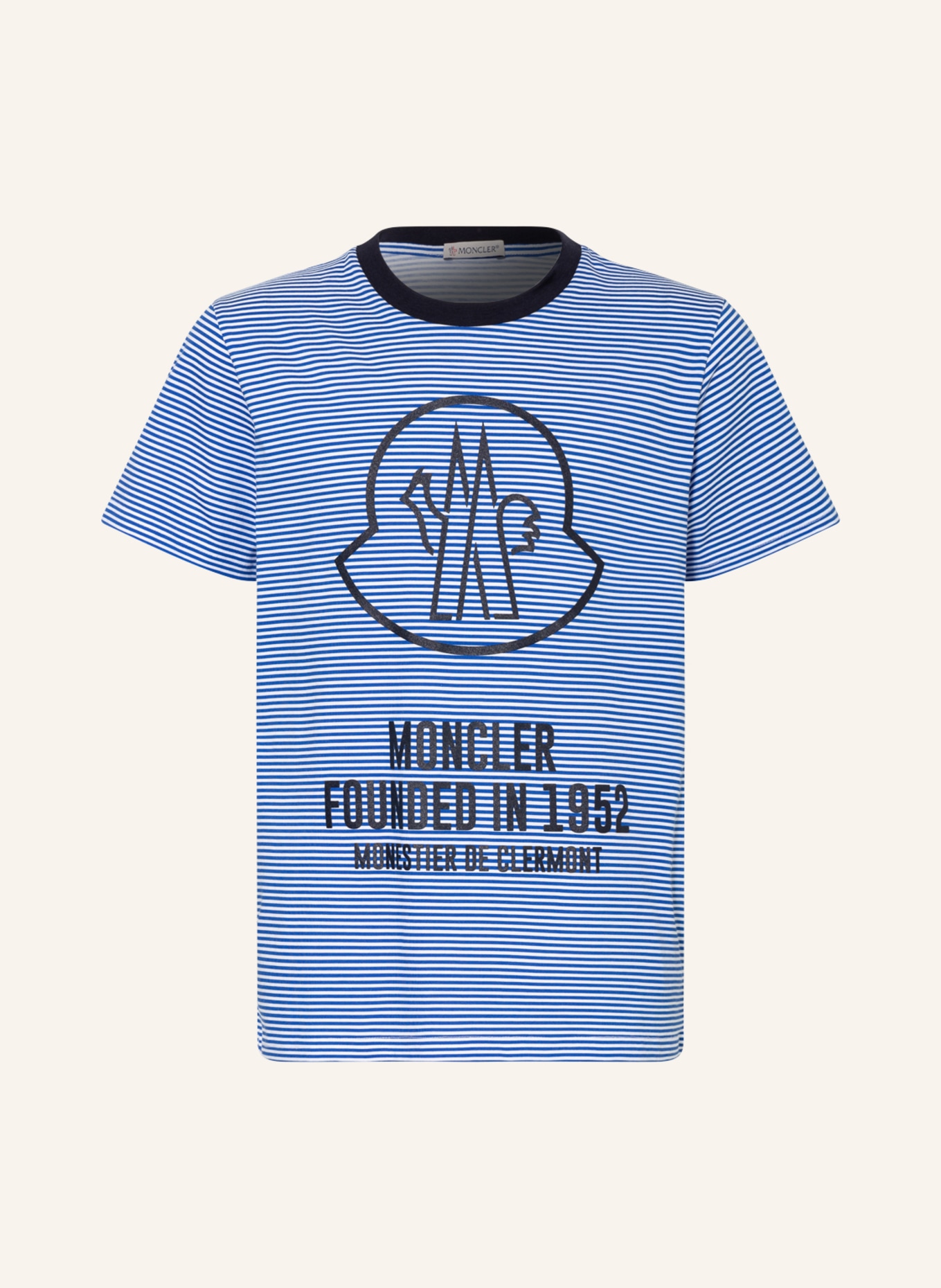 MONCLER enfant T-Shirt, Farbe: WEISS/ BLAU (Bild 1)