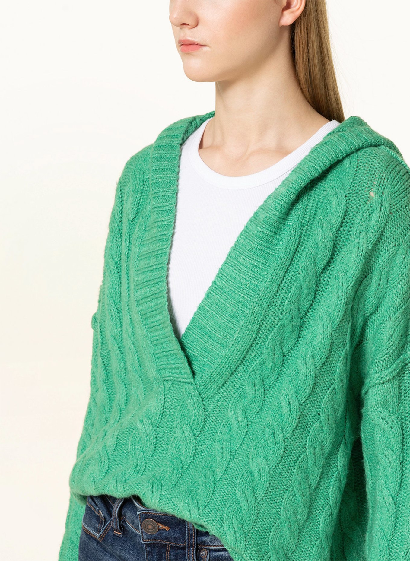 American eagle knit hoodie sale