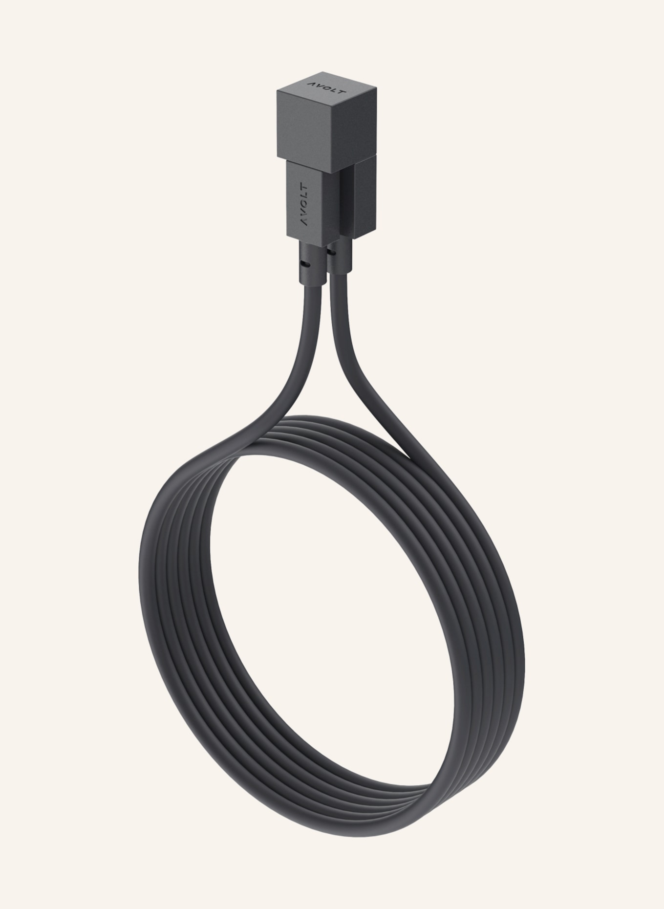 AVOLT USB-Lightning-Kabel CABLE 1, Farbe: SCHWARZ (Bild 2)