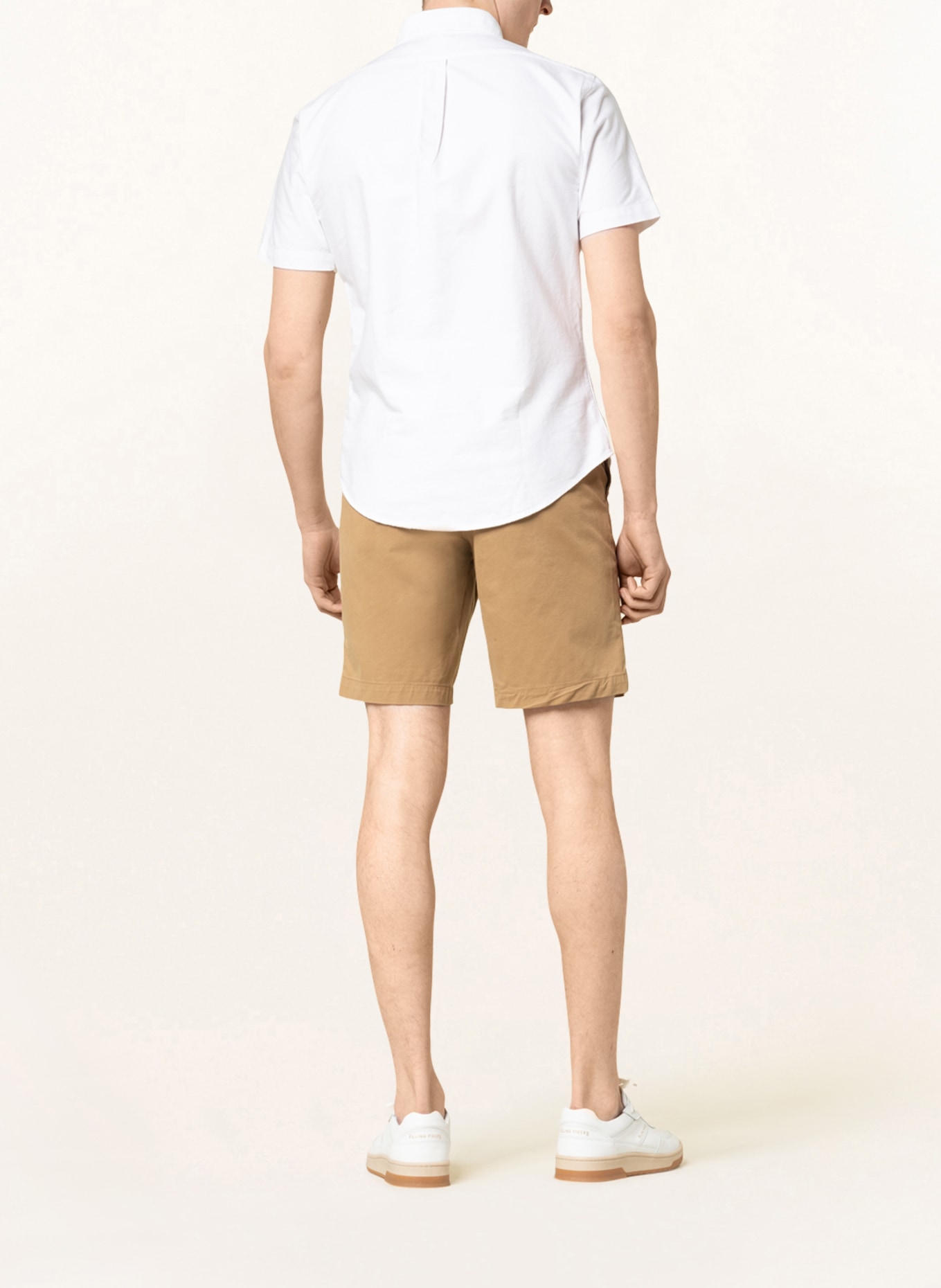 POLO RALPH LAUREN Kurzarm-Hemd Slim Fit, Farbe: 003 BSR WHITE (Bild 3)