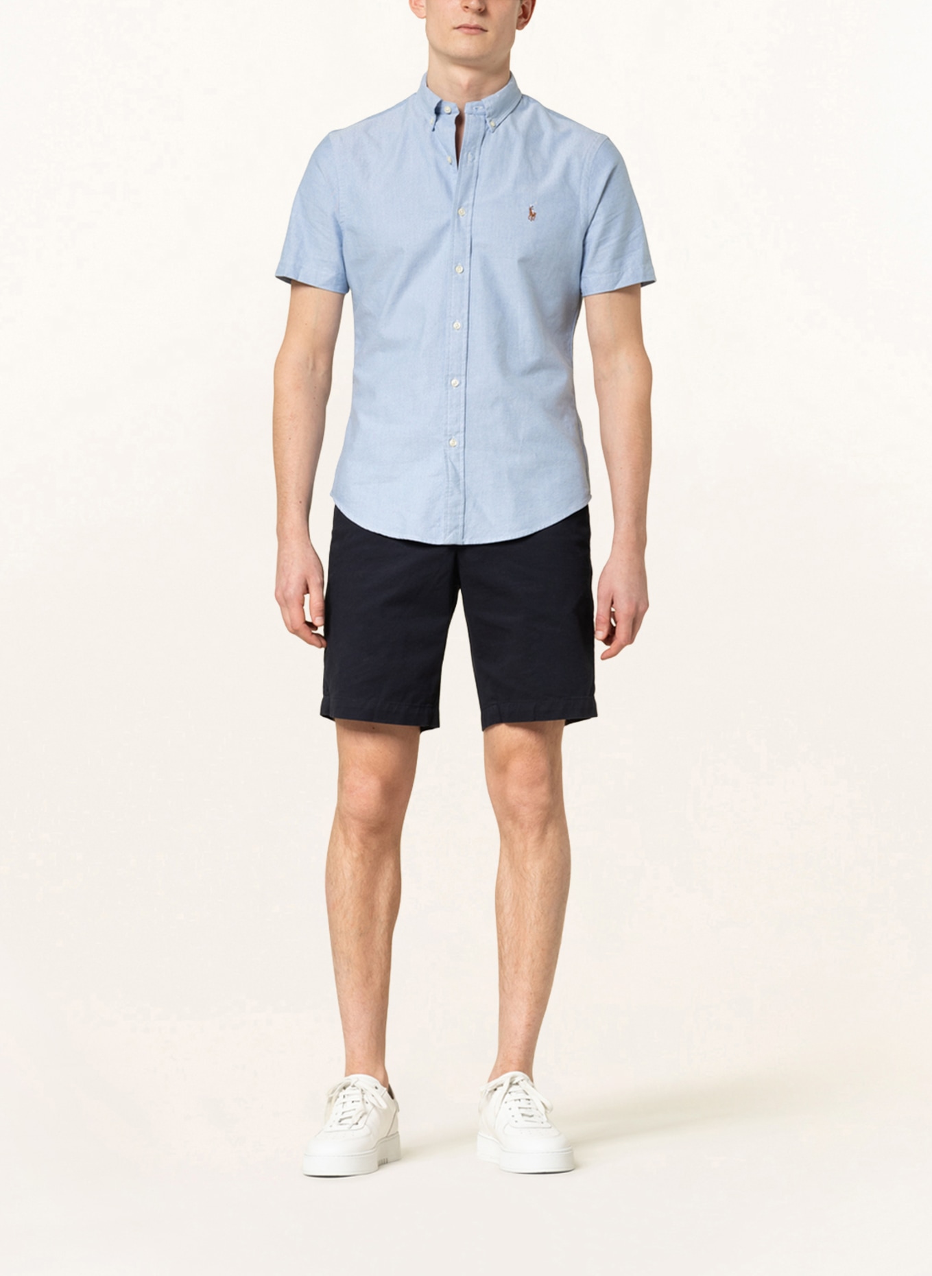 POLO RALPH LAUREN Short-sleeved shirt slim fit, Color: LIGHT BLUE (Image 2)