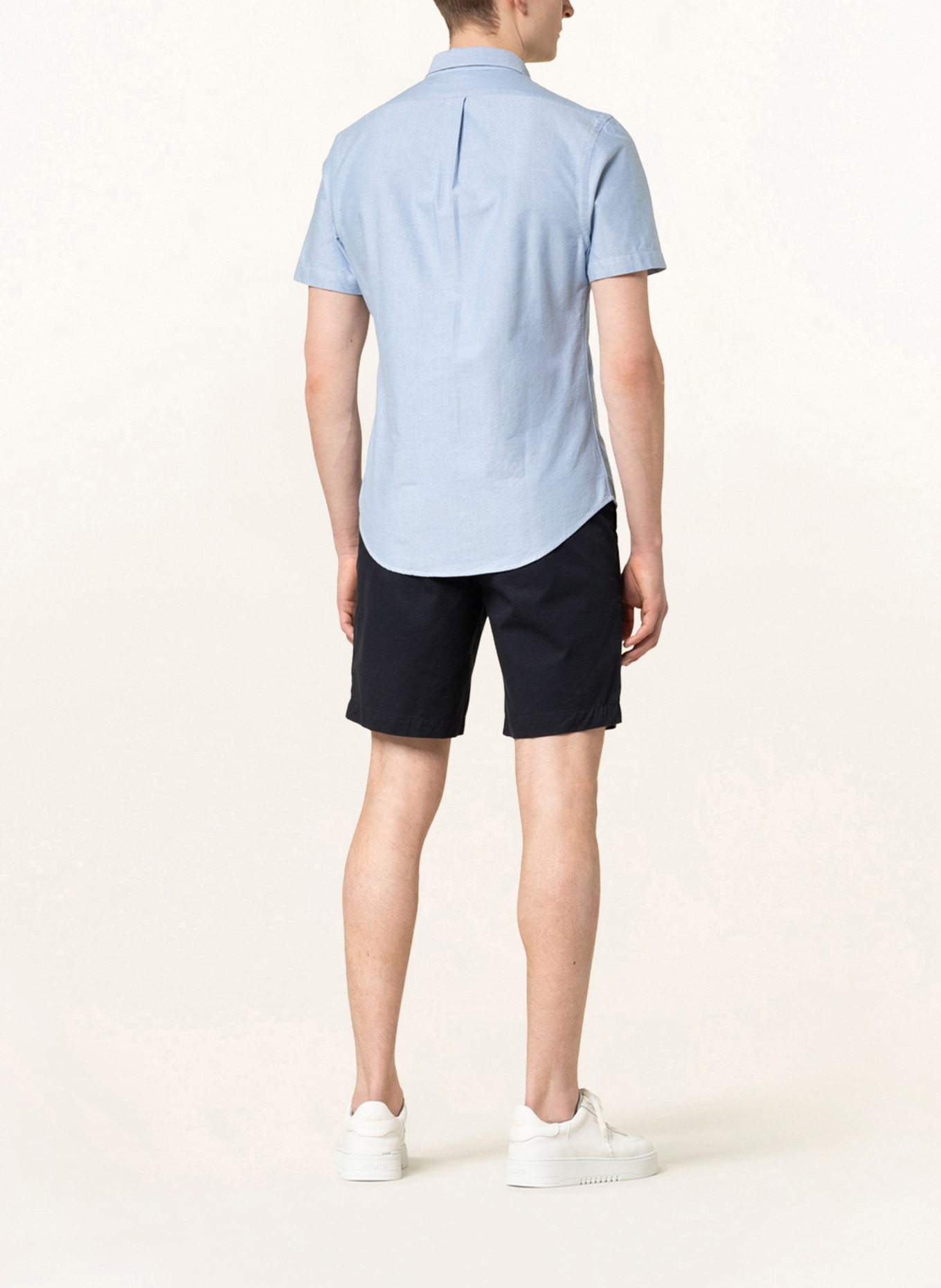 POLO RALPH LAUREN Short-sleeved shirt slim fit, Color: LIGHT BLUE (Image 3)