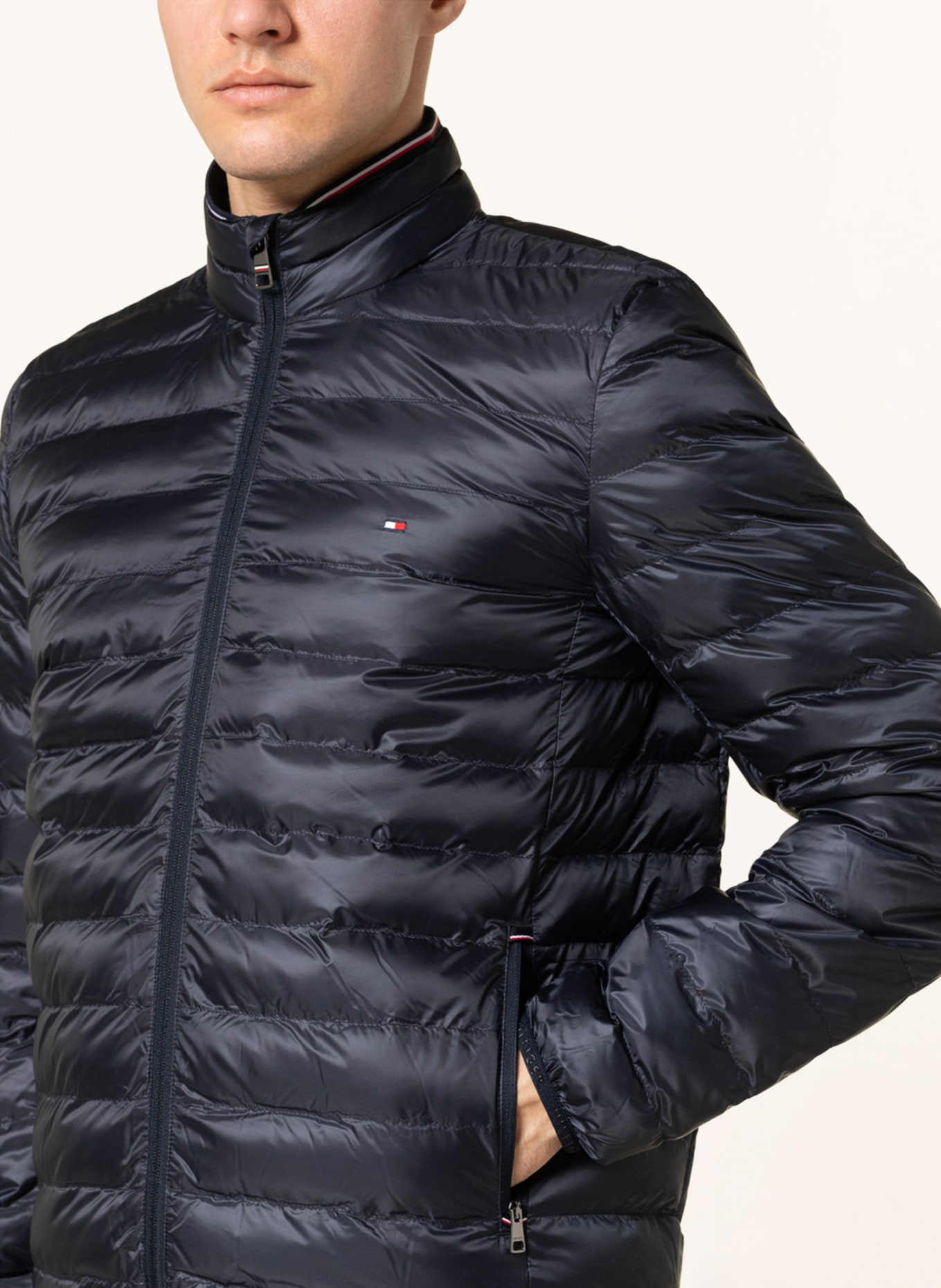 TOMMY HILFIGER Steppjacke: DUNKELBLAU