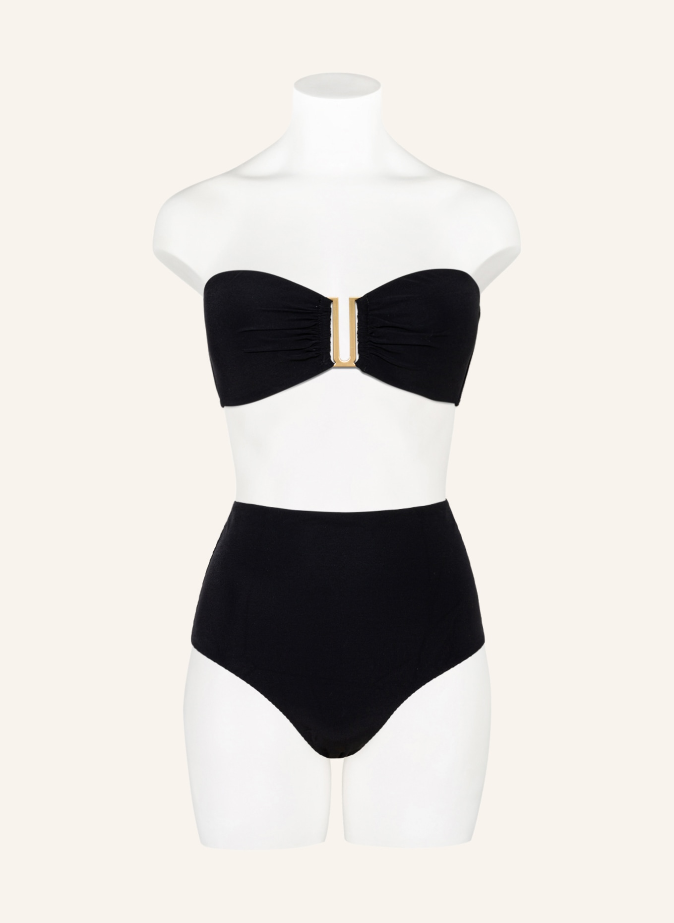JETS Australia Bandeau bikini top JETSET , Color: BLACK (Image 2)
