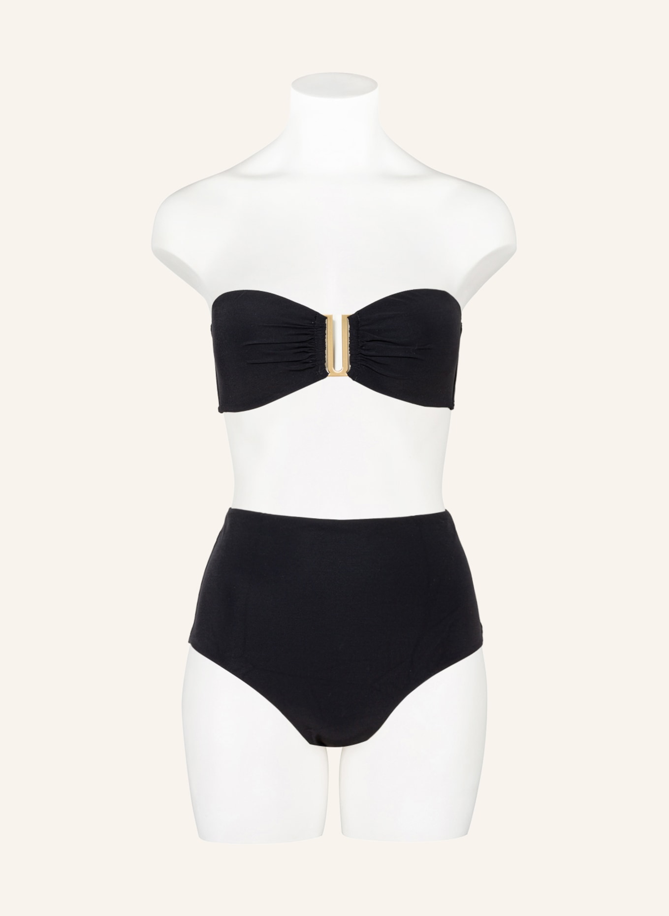 JETS Australia High waist bikini bottoms JETSET , Color: BLACK (Image 2)