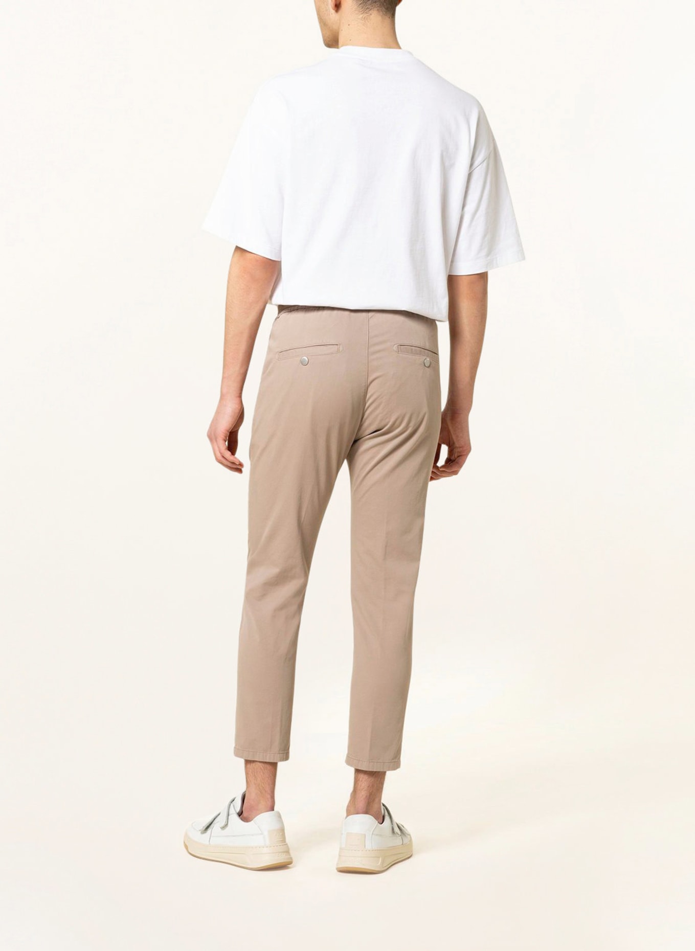 DRYKORN Spodnie JEGER w stylu dresowym extra slim fit, Kolor: BRĄZOWY (Obrazek 3)