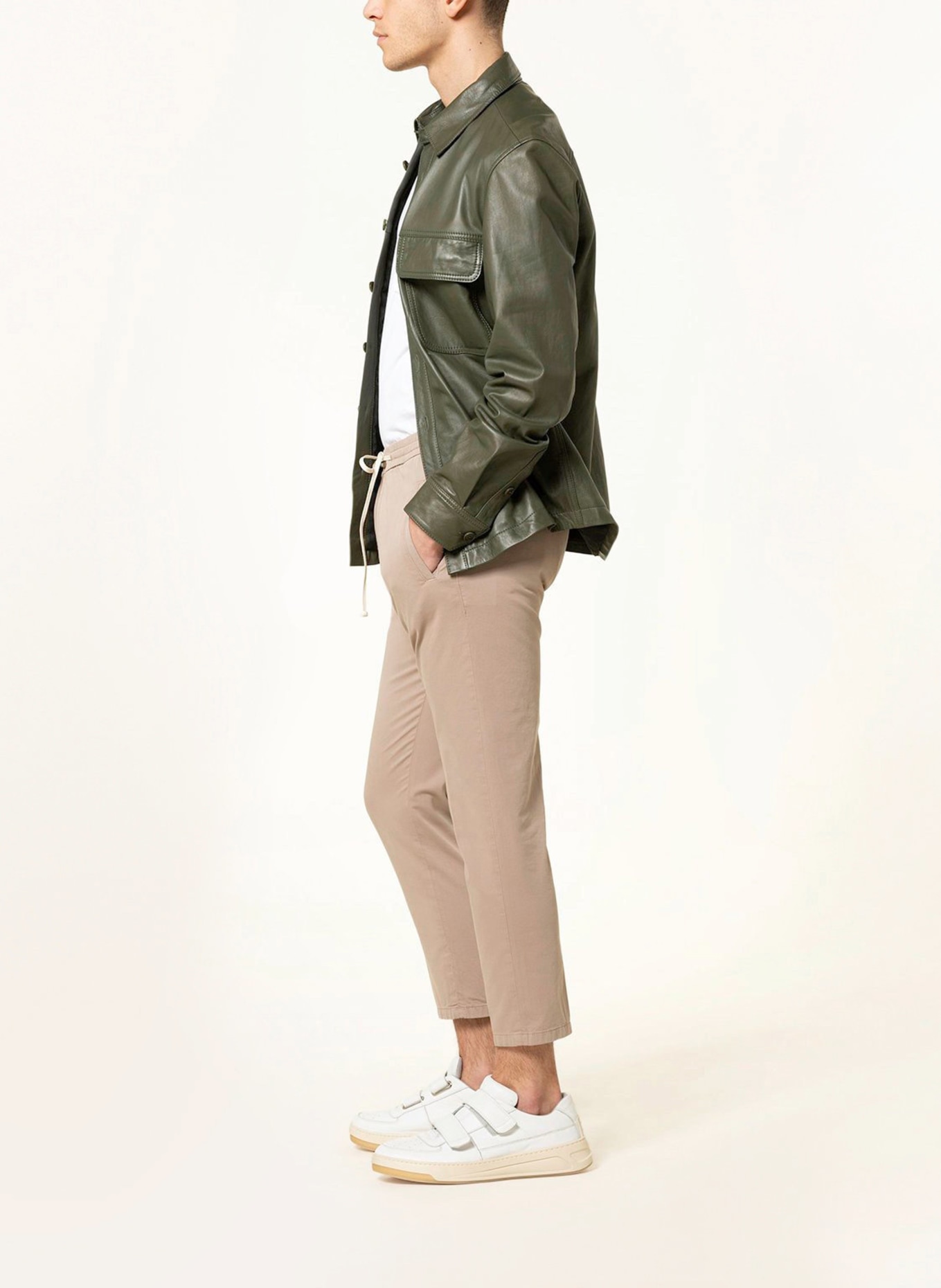 DRYKORN Spodnie JEGER w stylu dresowym extra slim fit, Kolor: BRĄZOWY (Obrazek 4)