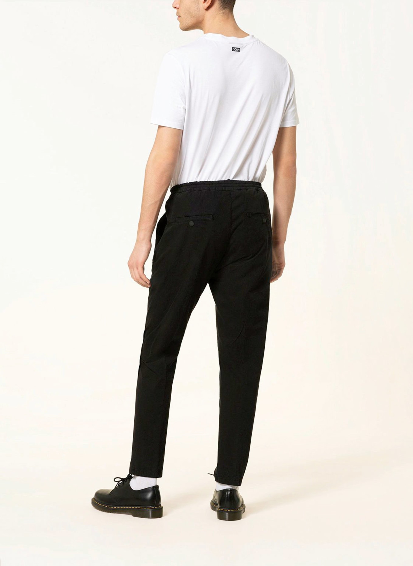 DRYKORN Spodnie JEGER w stylu dresowym extra slim fit, Kolor: CZARNY (Obrazek 3)