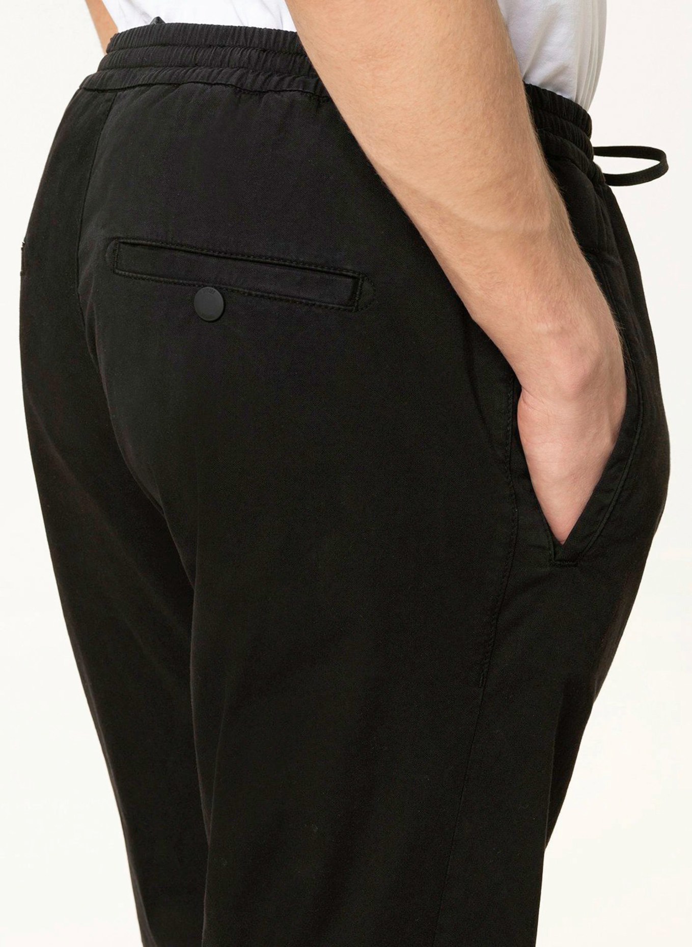 DRYKORN Spodnie JEGER w stylu dresowym extra slim fit, Kolor: CZARNY (Obrazek 5)