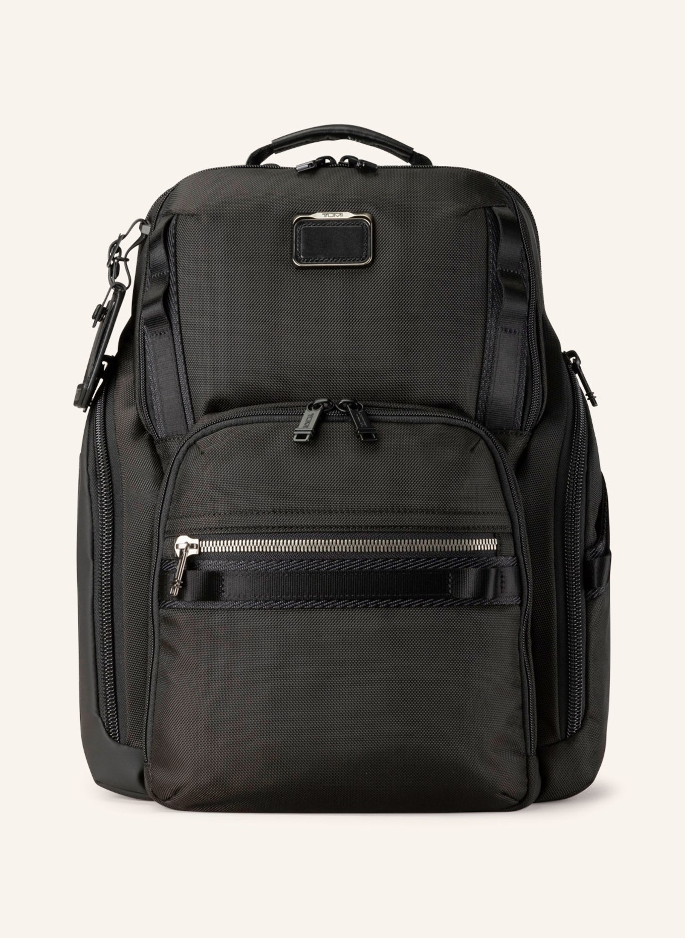 TUMI ALPHA BRAVO backpack SEARCH with laptop compartment, Color: BLACK (Image 1)