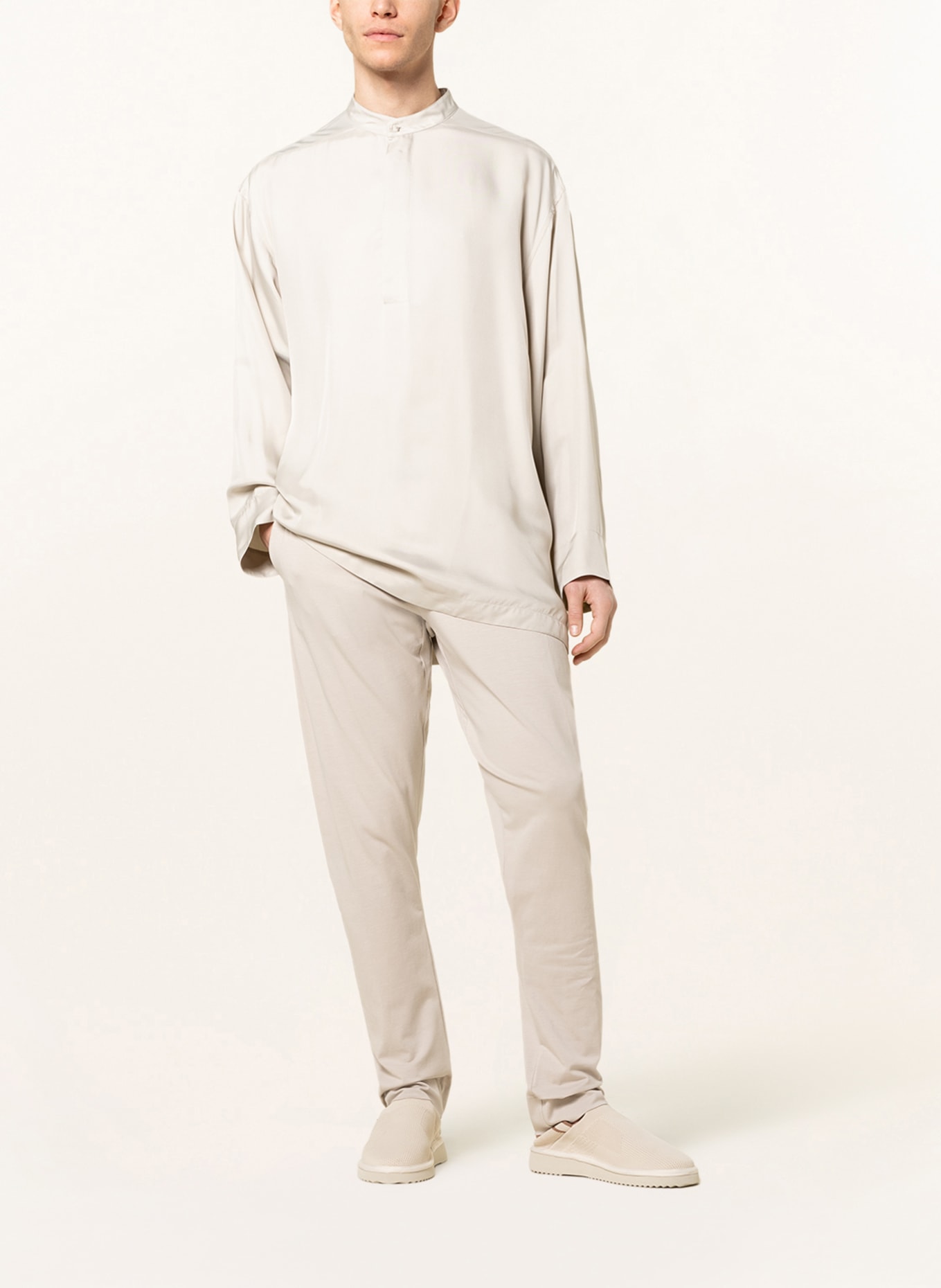 FEAR OF GOD Oversized shirt with silk , Color: BEIGE (Image 2)