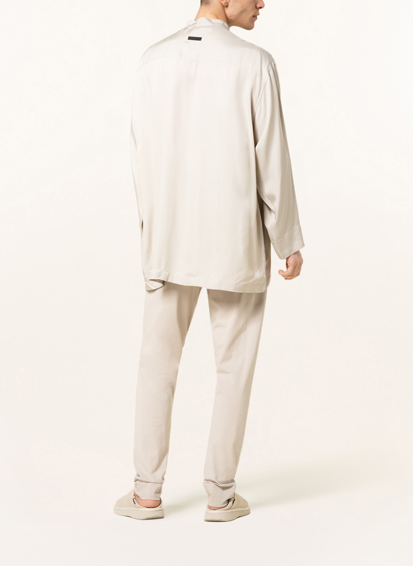 FEAR OF GOD Oversized shirt with silk , Color: BEIGE (Image 3)
