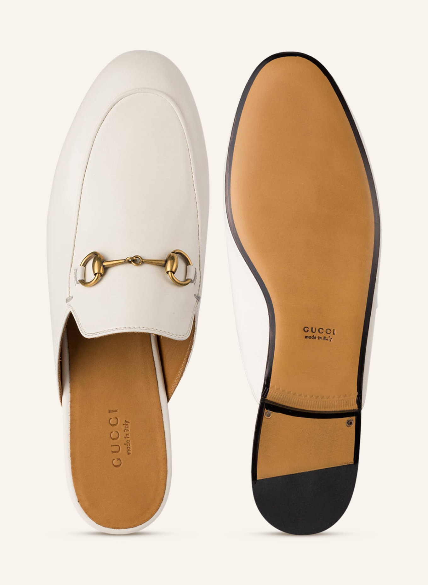 GUCCI Mules PRINCETOWN, Farbe: WEISS (Bild 5)