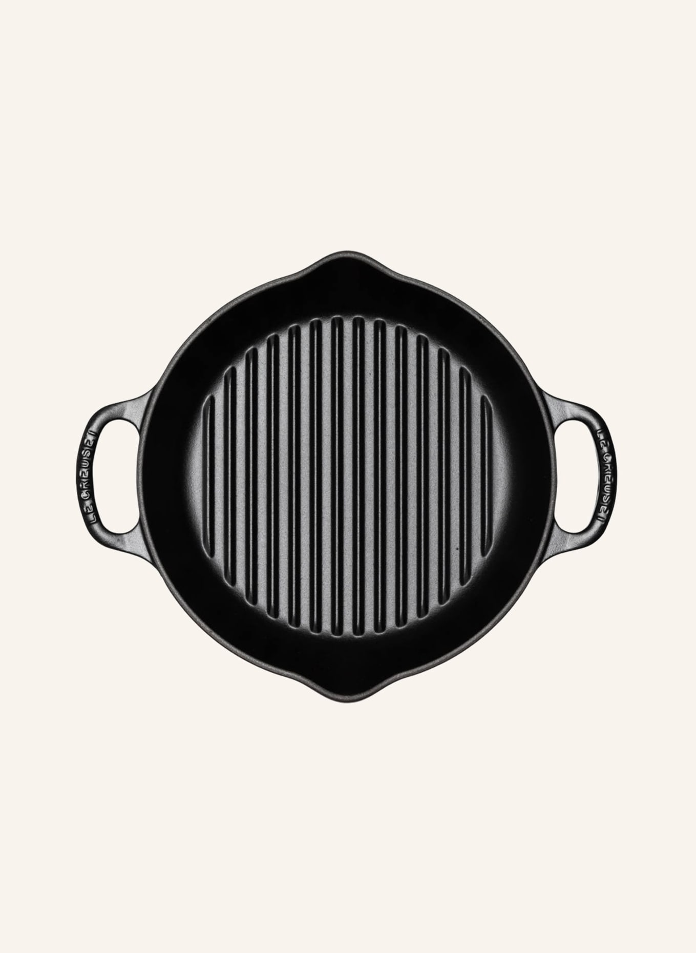 LE CREUSET Grillpfanne SIGNATURE: SCHWARZ