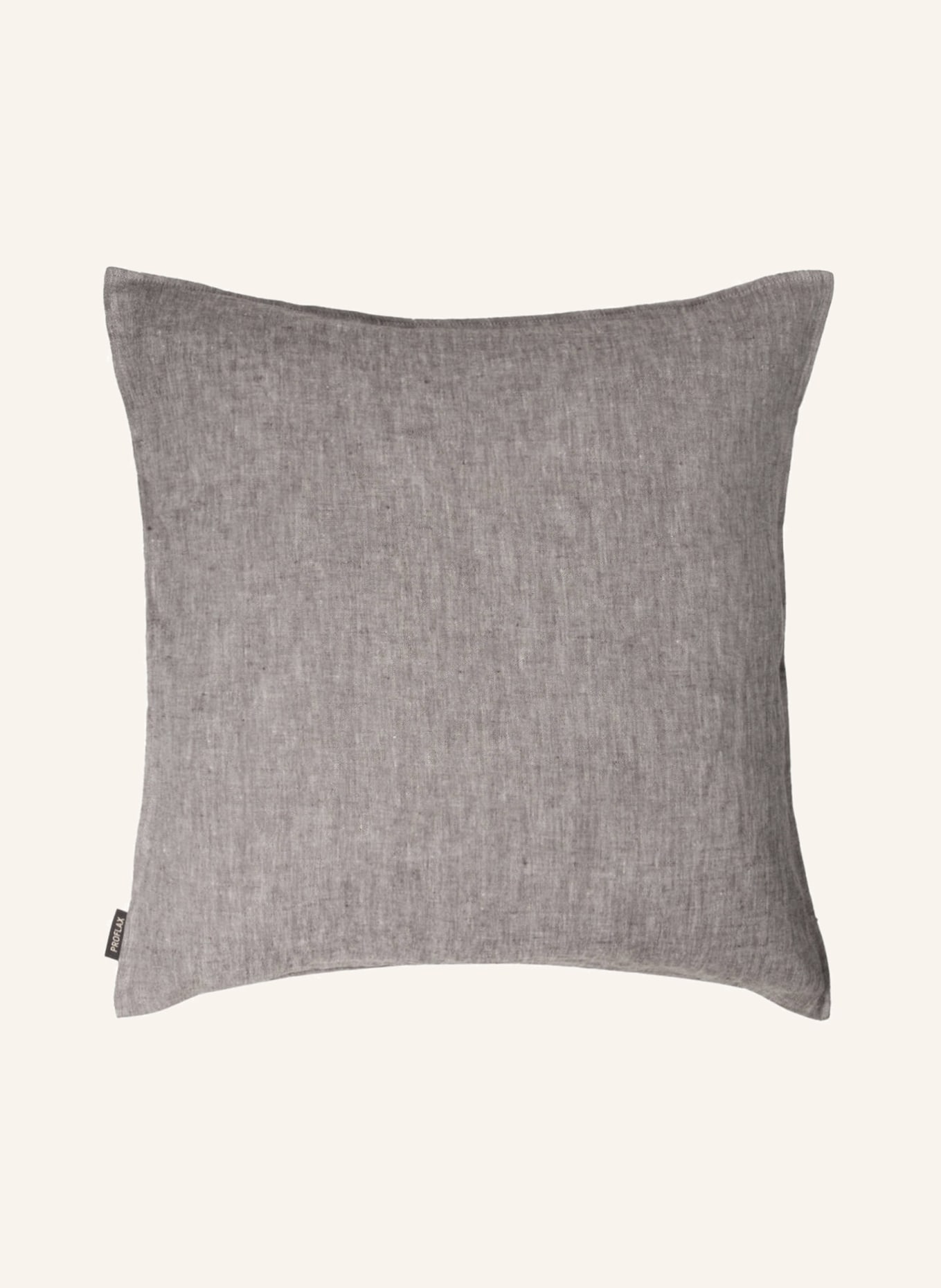 PROFLAX Decorative cushion cover SVEN made of linen, Color: GRAY (Image 2)