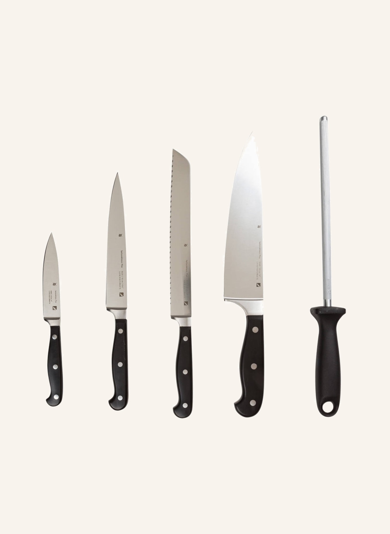 WMF 6-piece Knife block SPITZENKLASSE PLUS, Color: BROWN (Image 3)